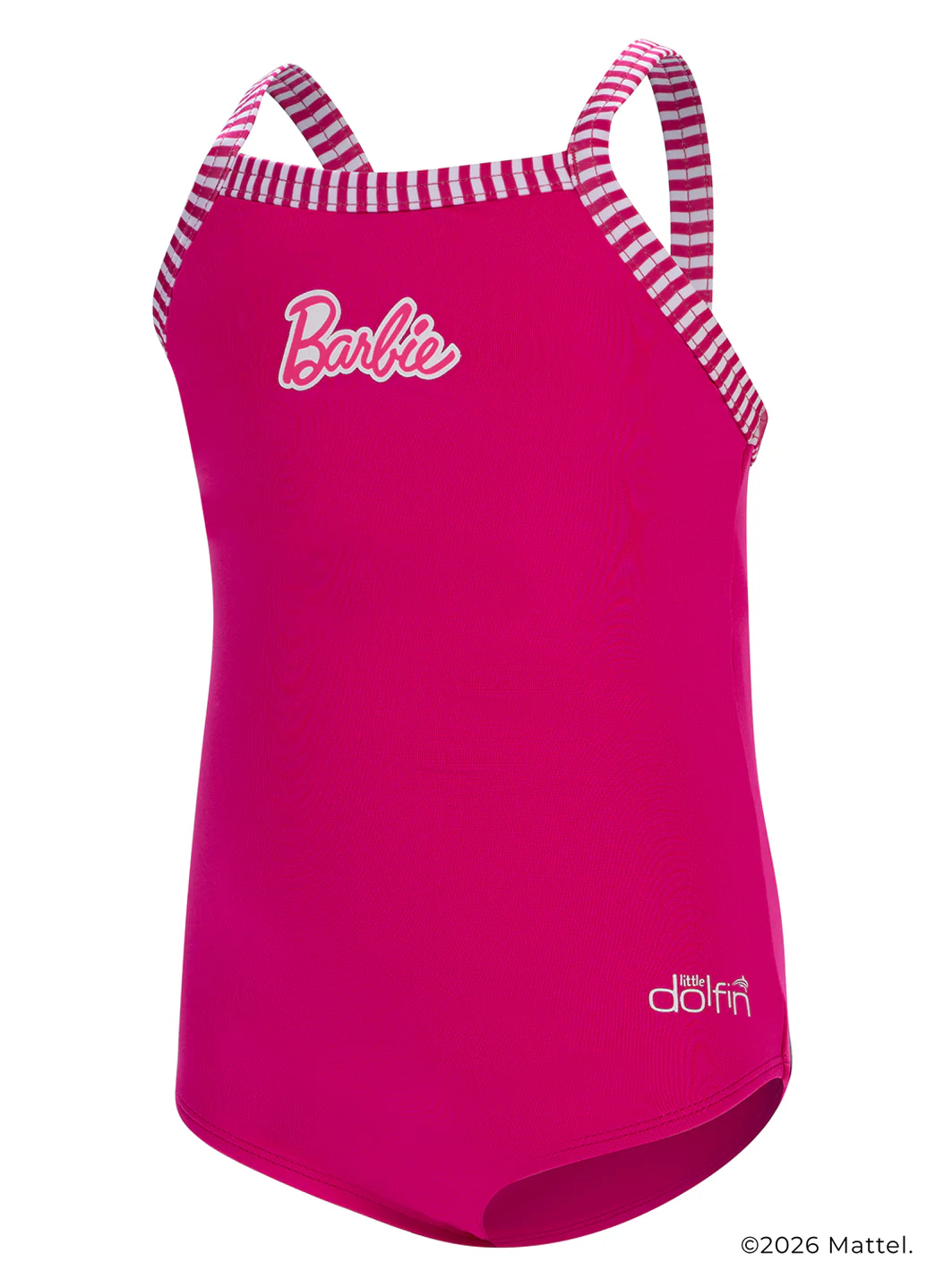 Dolfin Little Dolfin X Barbie Girls' Solid One Piece Swimsuit (Toddler, Little Kid) - Image 4