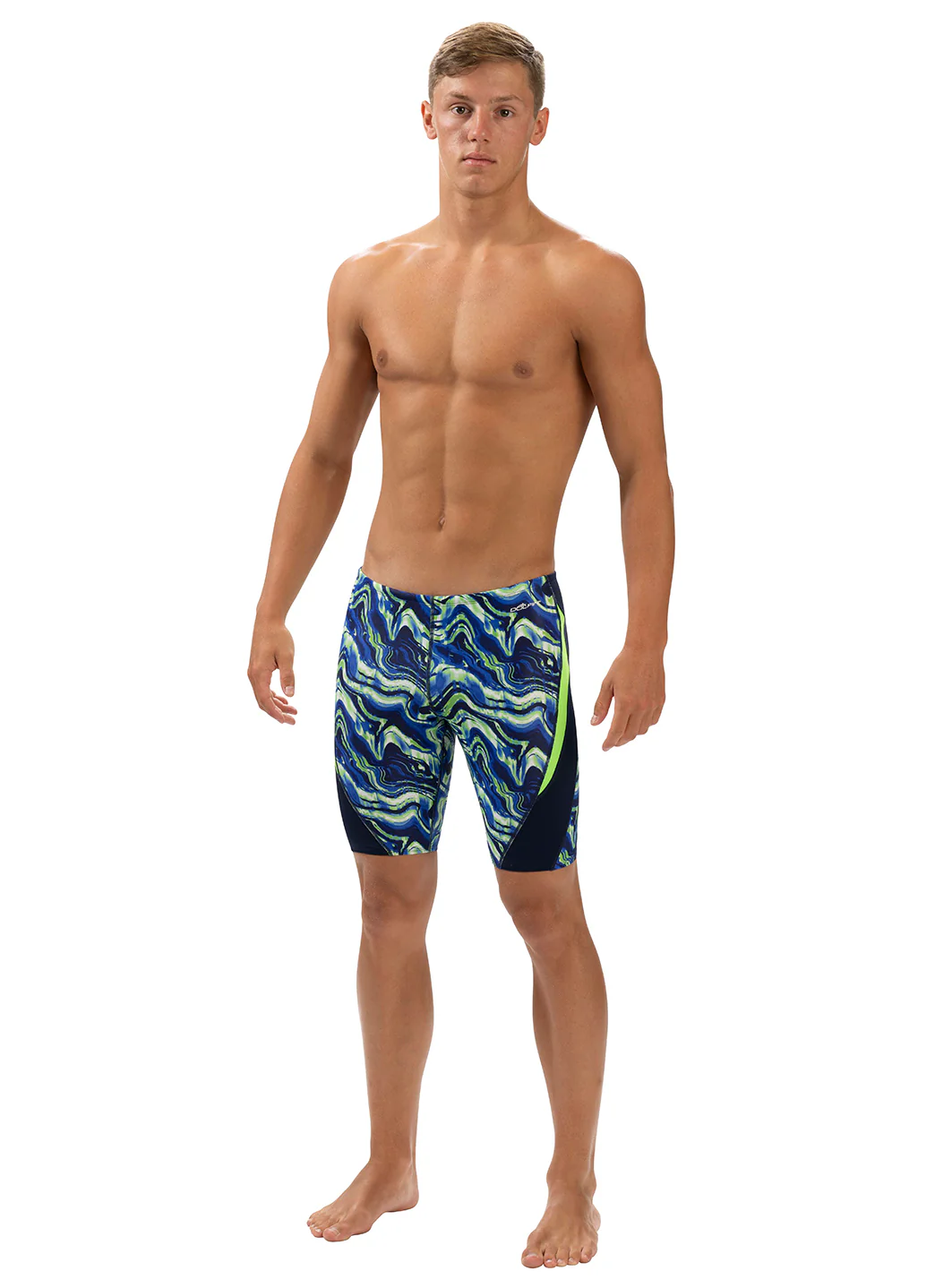 Dolfin Men's Blaze Color Block Jammer Swimsuit - Image 23