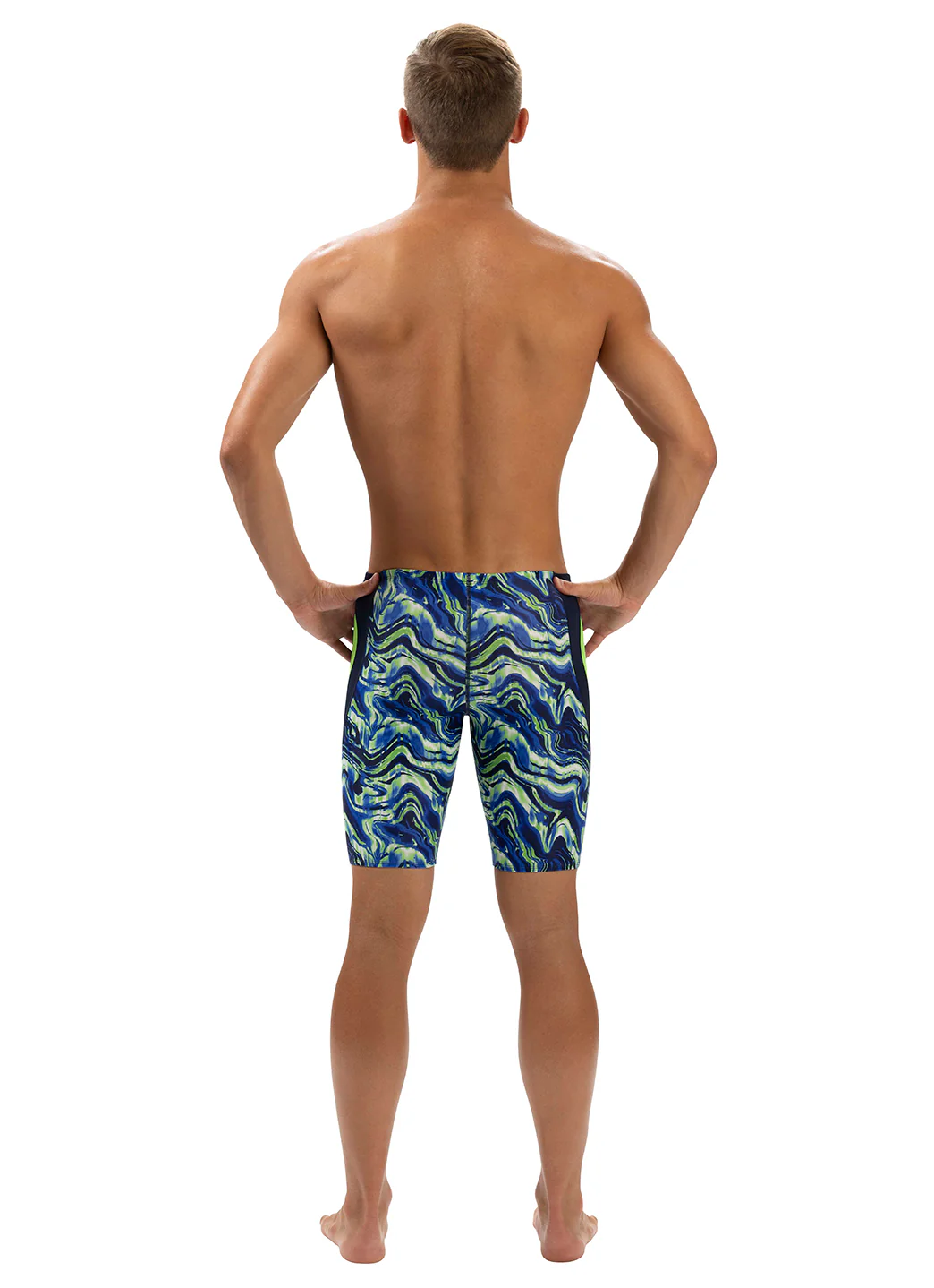 Dolfin Men's Blaze Color Block Jammer Swimsuit - Image 25