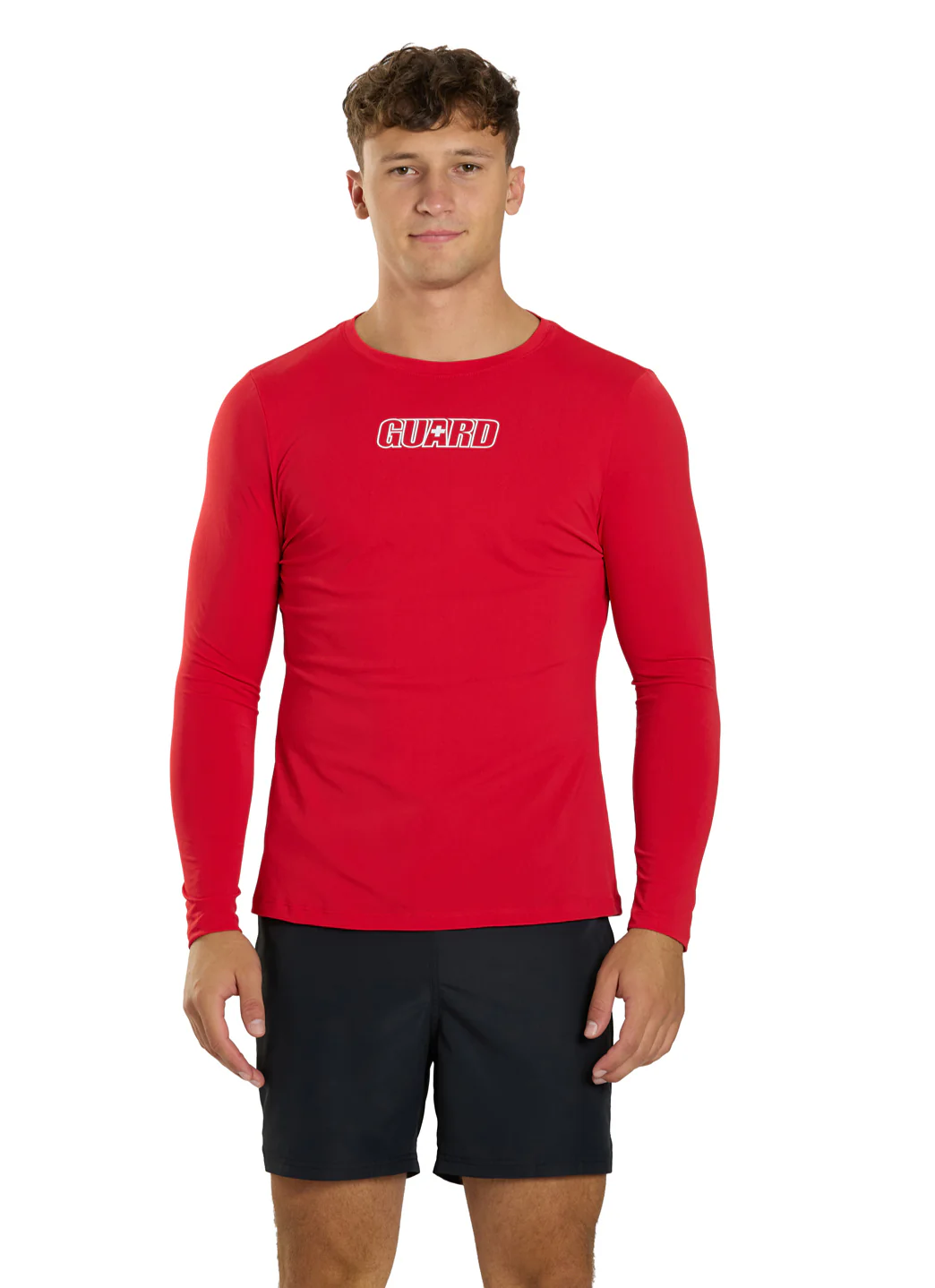 Dolfin Men's Guard Crew Neck Long Sleeve Rashguard - Image 2