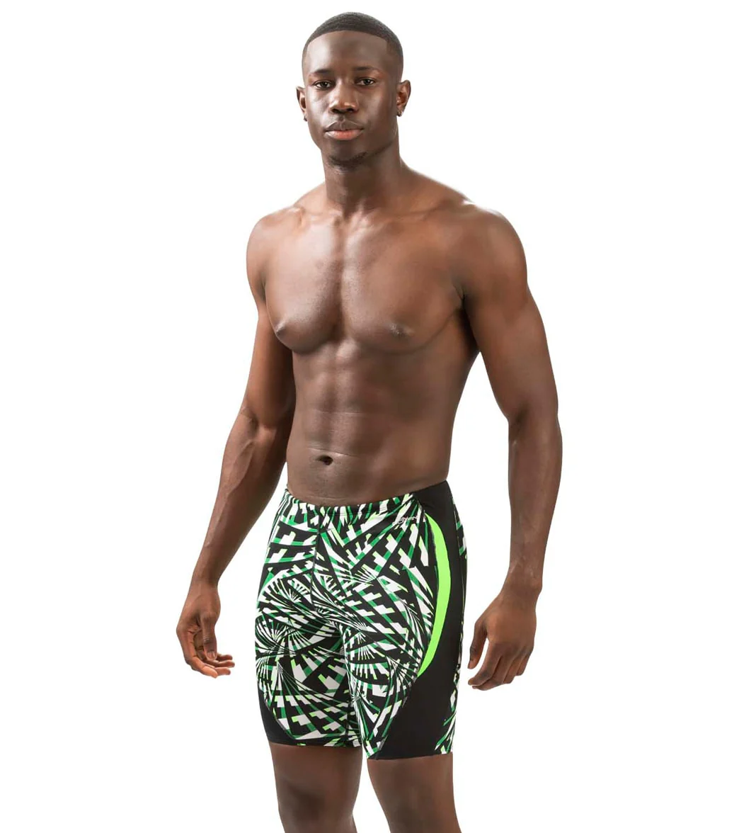 Dolfin Men's Reliance Atomic Print Color Block Jammer Swimsuit - Image 18