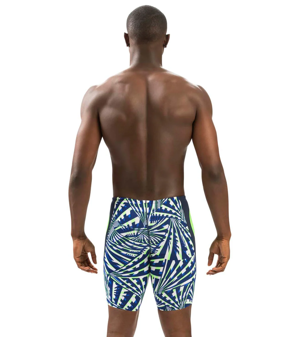 Dolfin Men's Reliance Atomic Print Color Block Jammer Swimsuit - Image 8