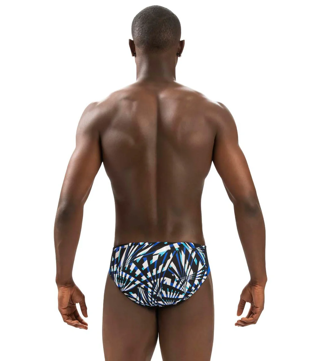 Dolfin Men's Reliance Atomic Print Color Block Racer Swimsuit - Image 18