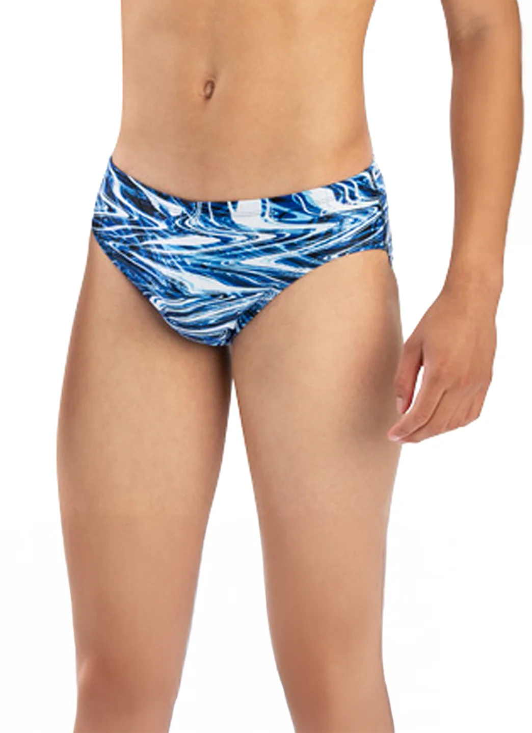 Dolfin Men's Reliance Jet Stream All-Over Print Racer Brief Swimsuit - Image 14
