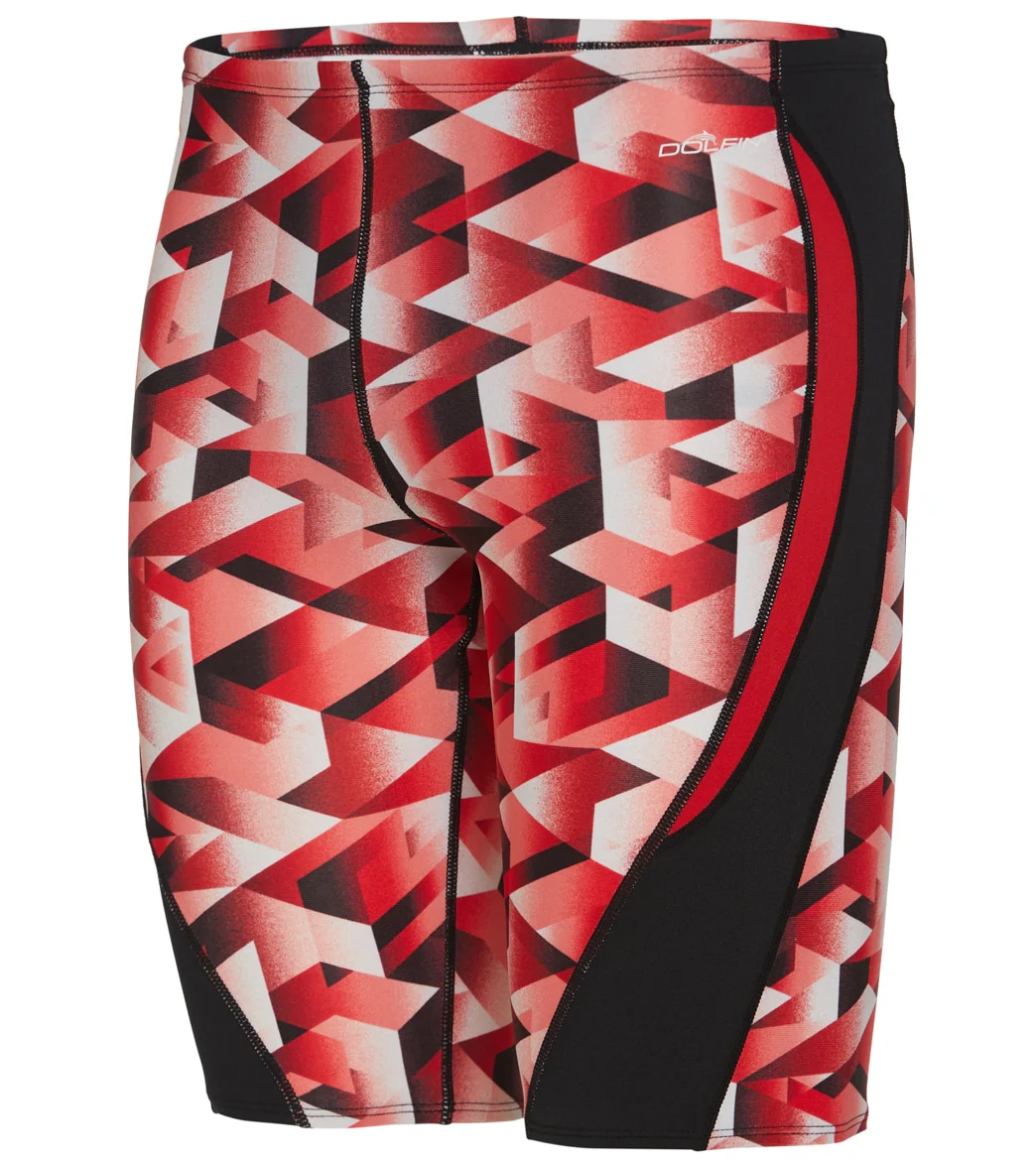 Dolfin Men's Reliance Molten Print Spliced Jammer Swimsuit - Image 12
