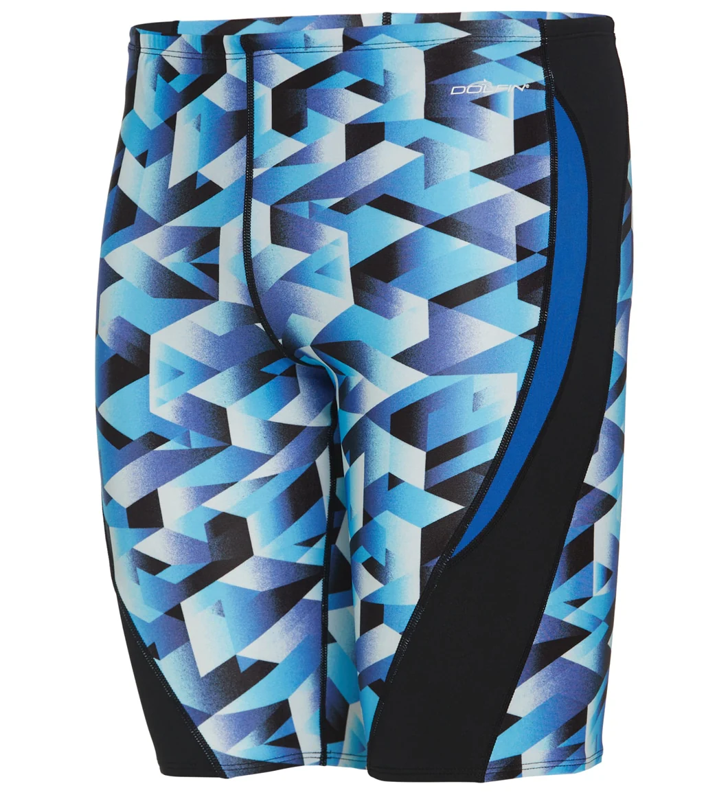 Dolfin Men's Reliance Molten Print Spliced Jammer Swimsuit - Image 17