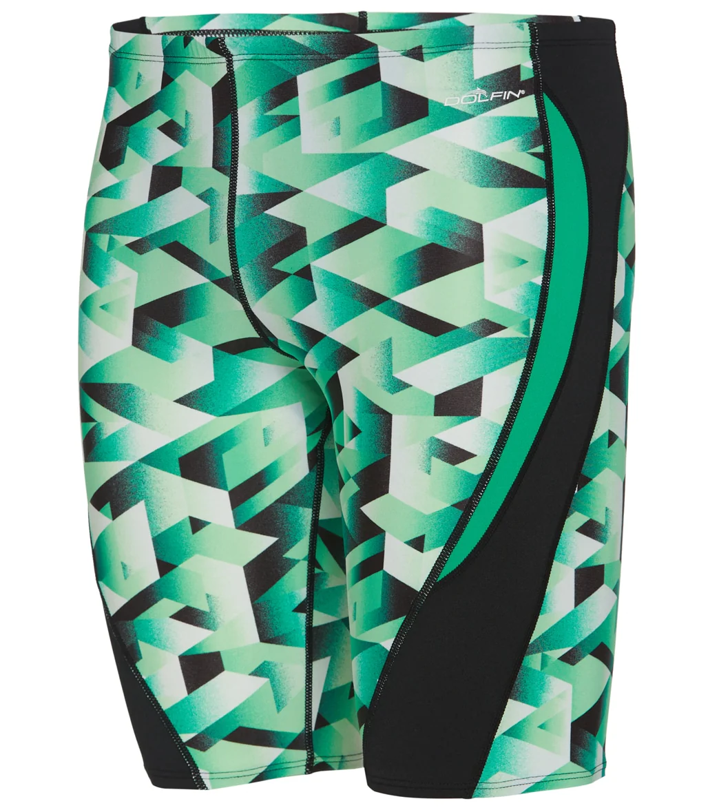 Dolfin Men's Reliance Molten Print Spliced Jammer Swimsuit - Image 2