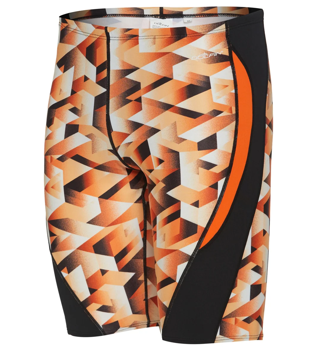 Dolfin Men's Reliance Molten Print Spliced Jammer Swimsuit - Image 22
