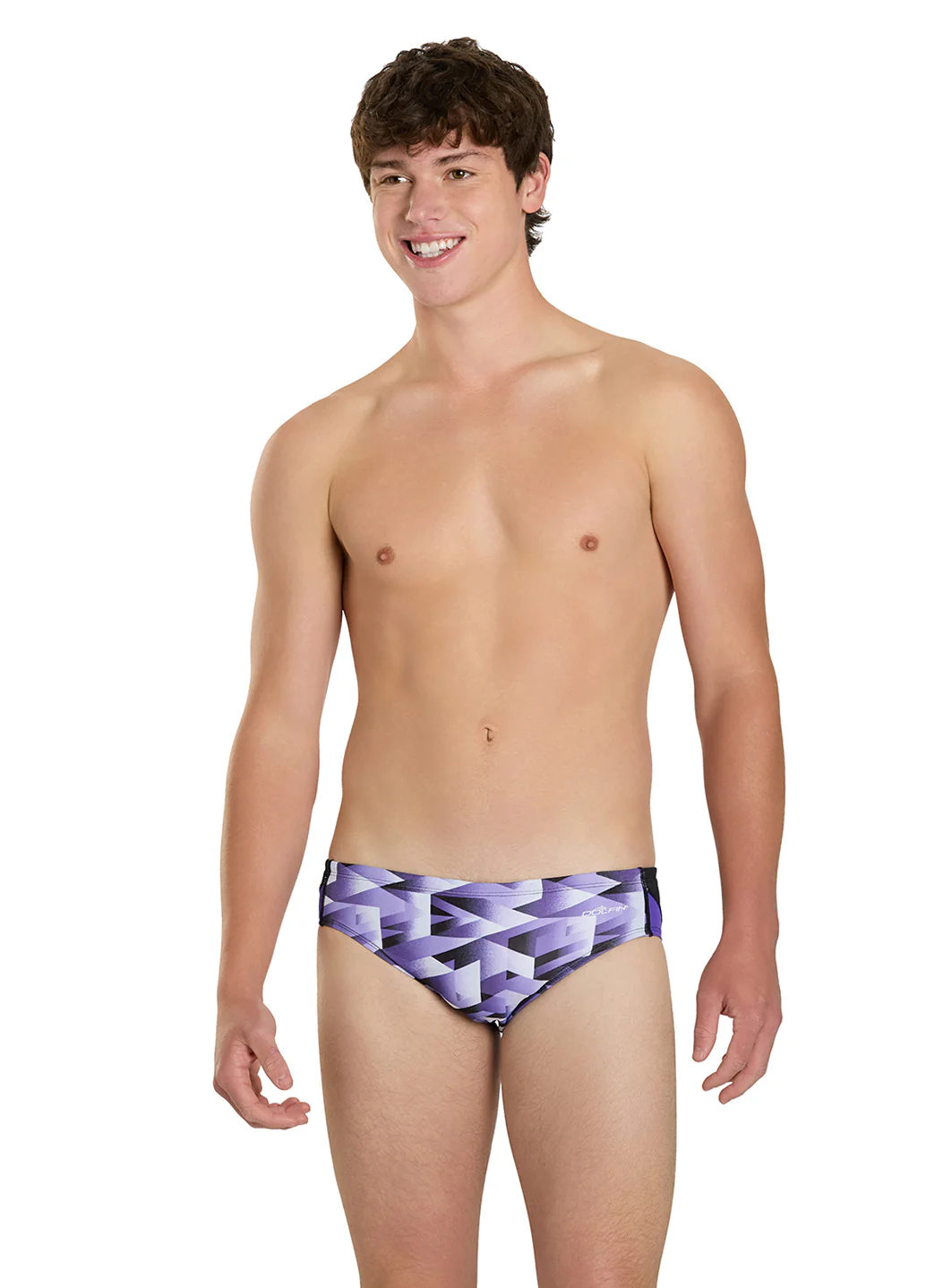 Dolfin Men's Reliance Molten Print Spliced Racer Brief Swimsuit - Image 22