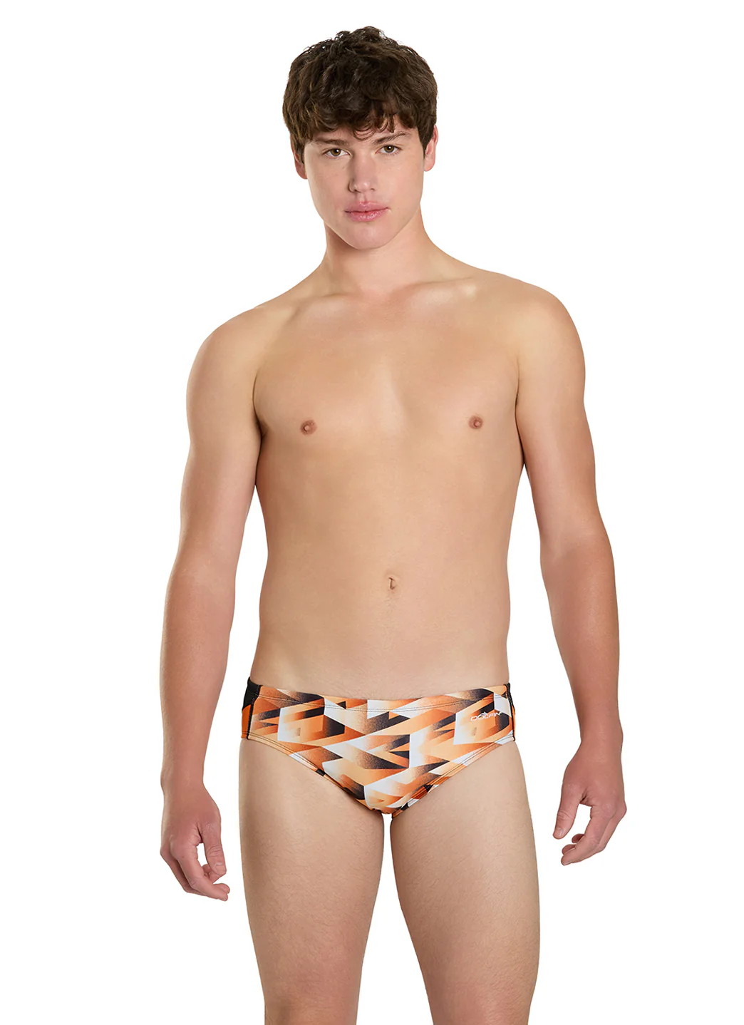 Dolfin Men's Reliance Molten Print Spliced Racer Brief Swimsuit - Image 32