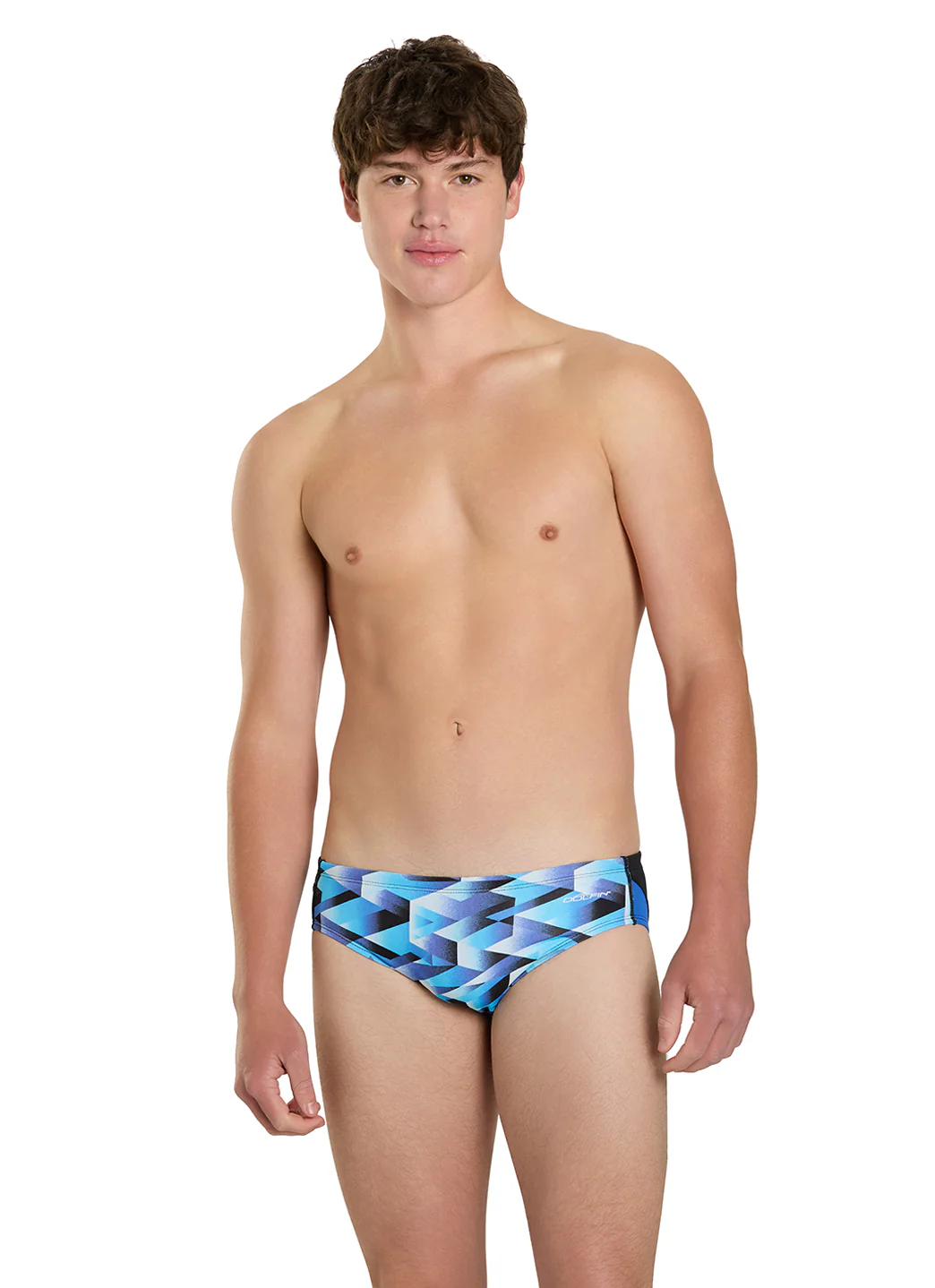 Dolfin Men's Reliance Molten Print Spliced Racer Brief Swimsuit - Image 42