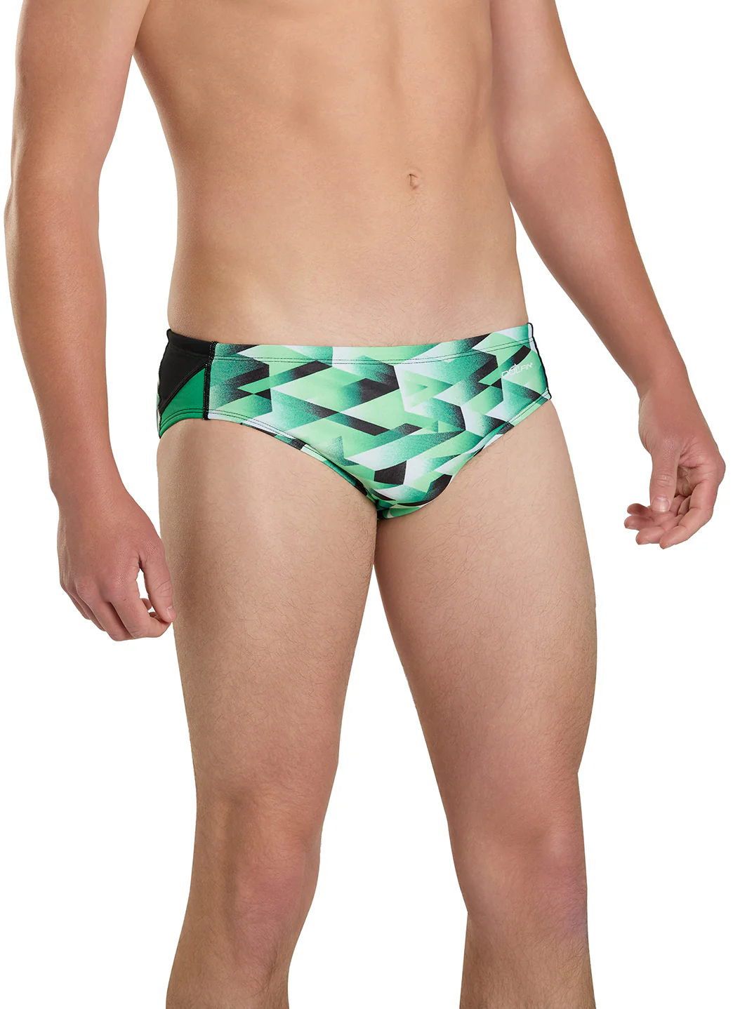 Dolfin Men's Reliance Molten Print Spliced Racer Brief Swimsuit - Image 8