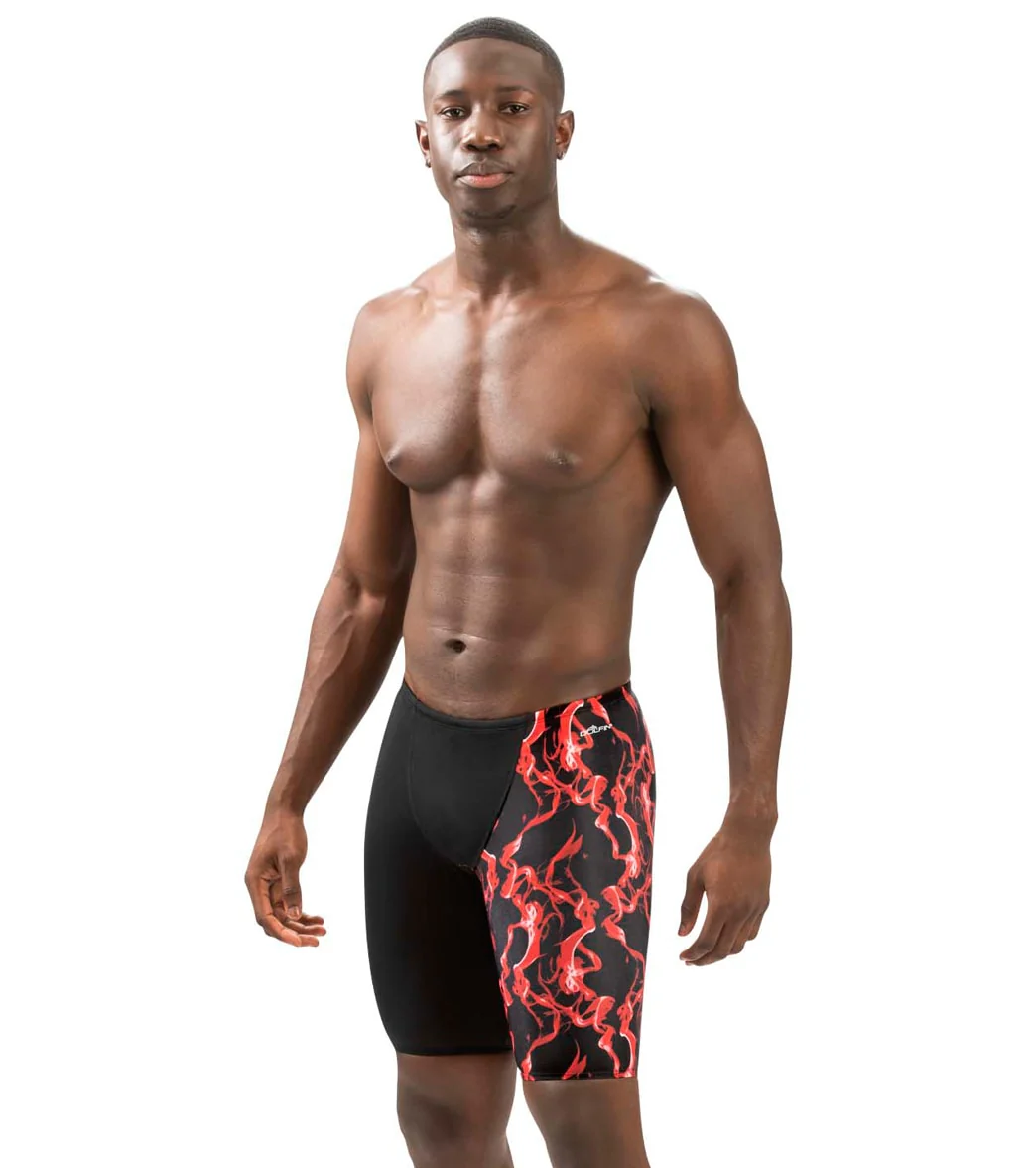 Dolfin Men's Reliance Vapor Print Spliced Jammer Swimsuit - Image 10