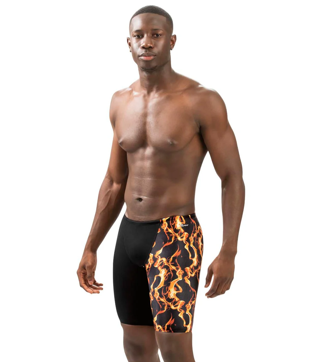 Dolfin Men's Reliance Vapor Print Spliced Jammer Swimsuit - Image 14