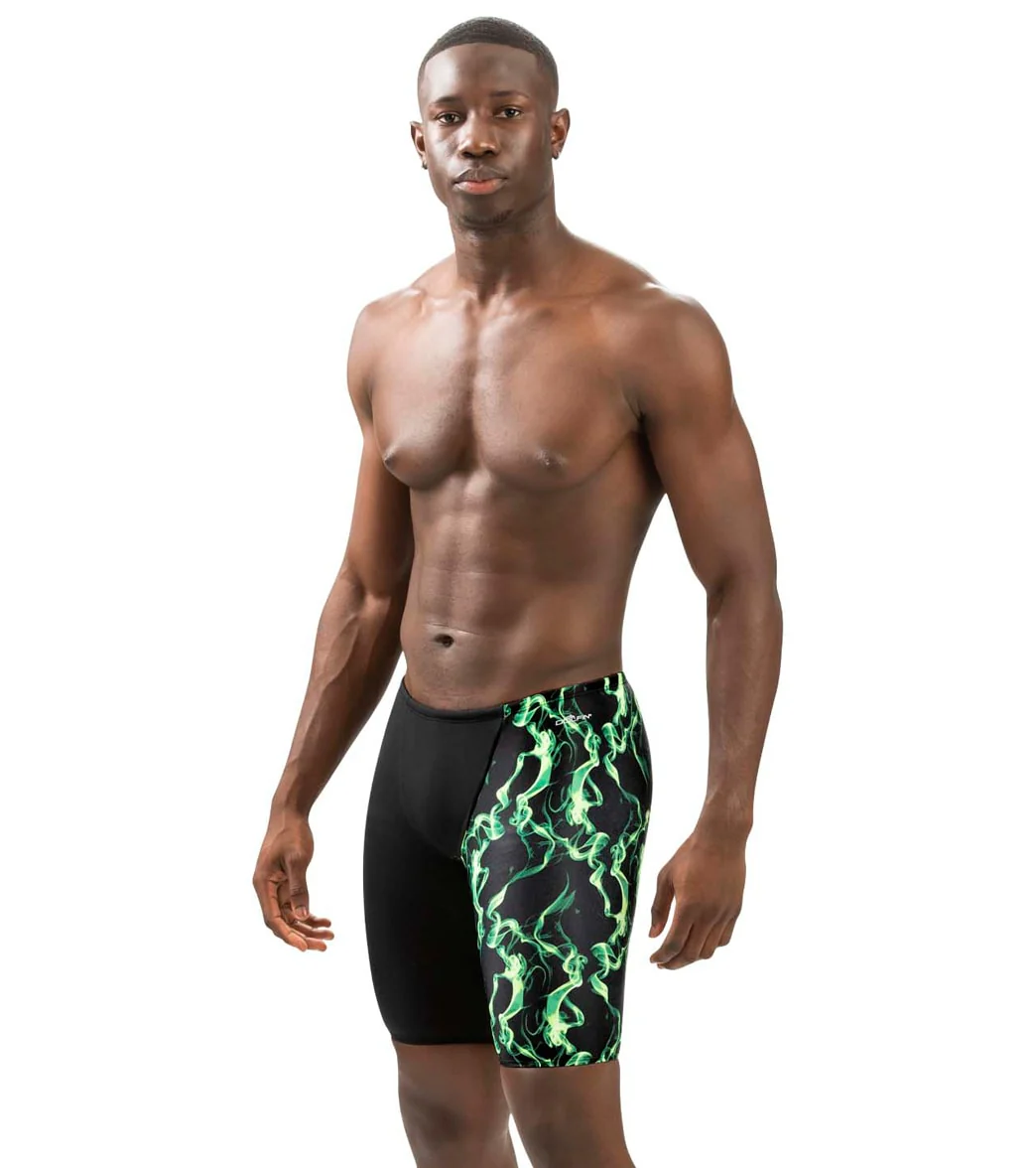 Dolfin Men's Reliance Vapor Print Spliced Jammer Swimsuit - Image 7