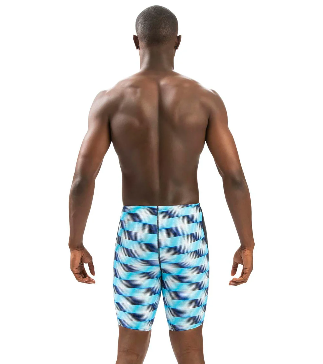 Dolfin Men's XtraSleek Eco Sonar Print Spliced Jammer Swimsuit - Image 12