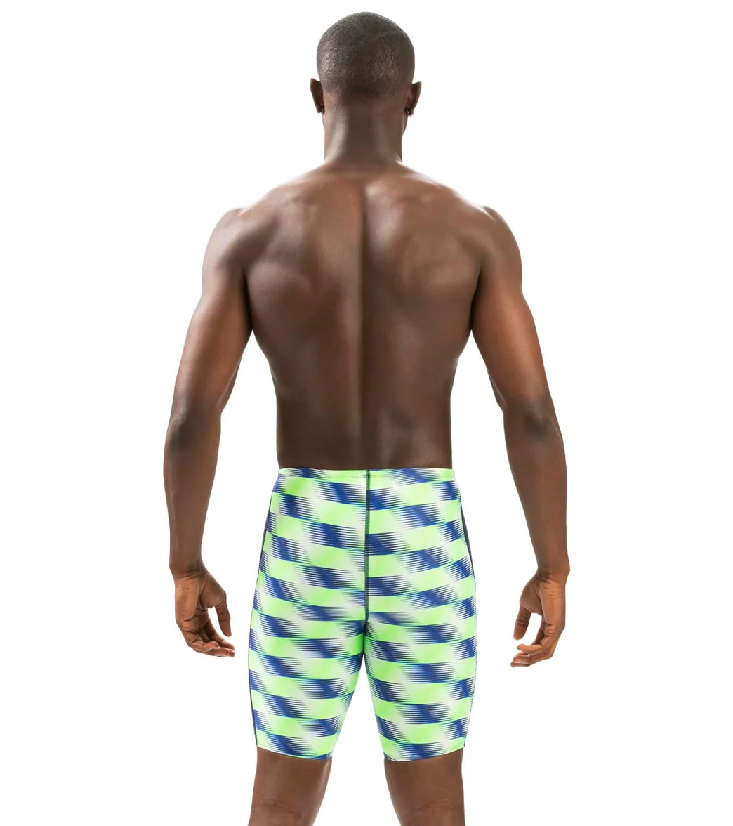 Dolfin Men's XtraSleek Eco Sonar Print Spliced Jammer Swimsuit - Image 8