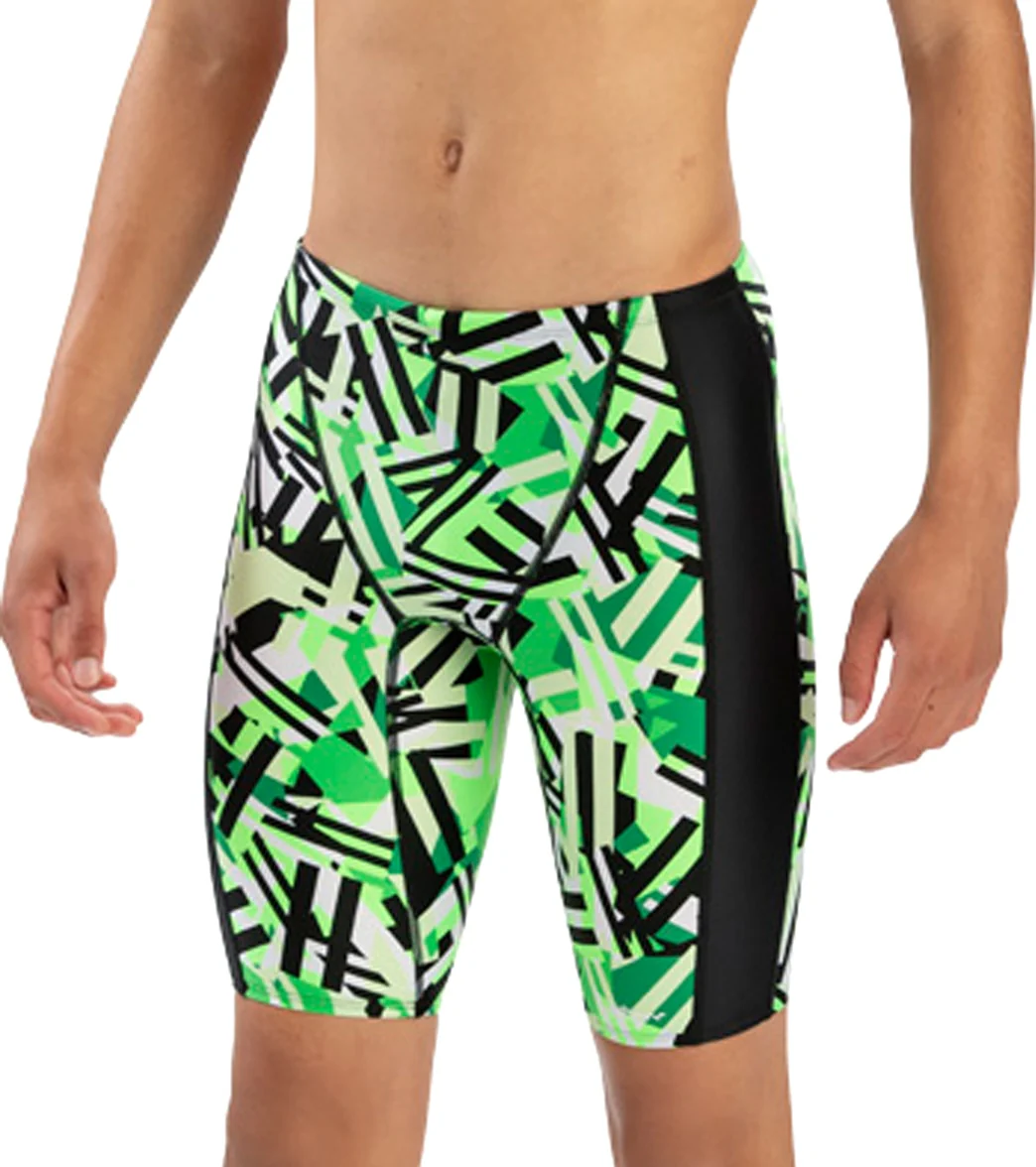 Dolfin Men's XtraSleek Eco Tectonic Spliced Jammer Swimsuit - Image 4