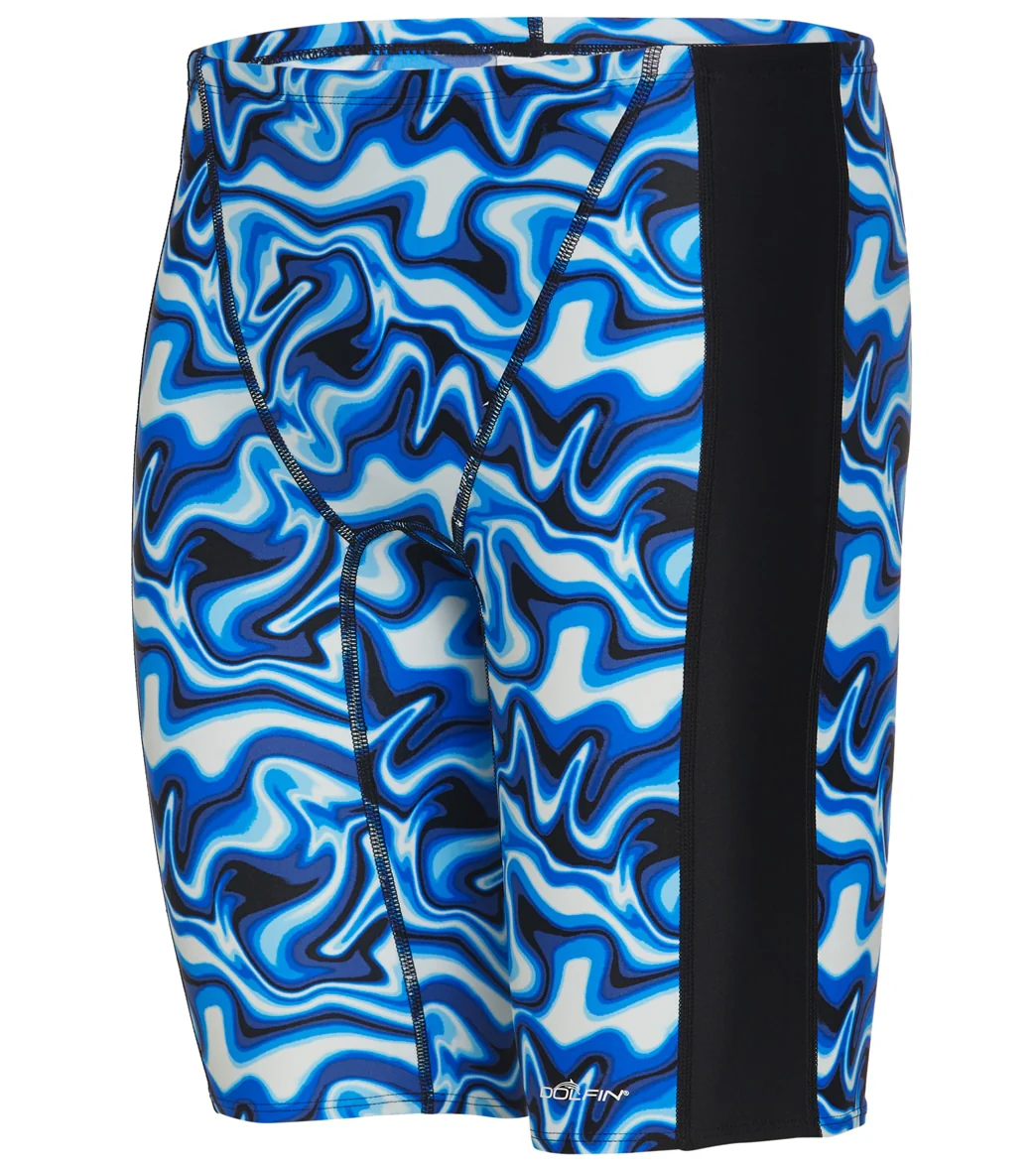 Dolfin Men's Xtrasleek Surge Print Spliced Jammer Swimsuit - Image 20