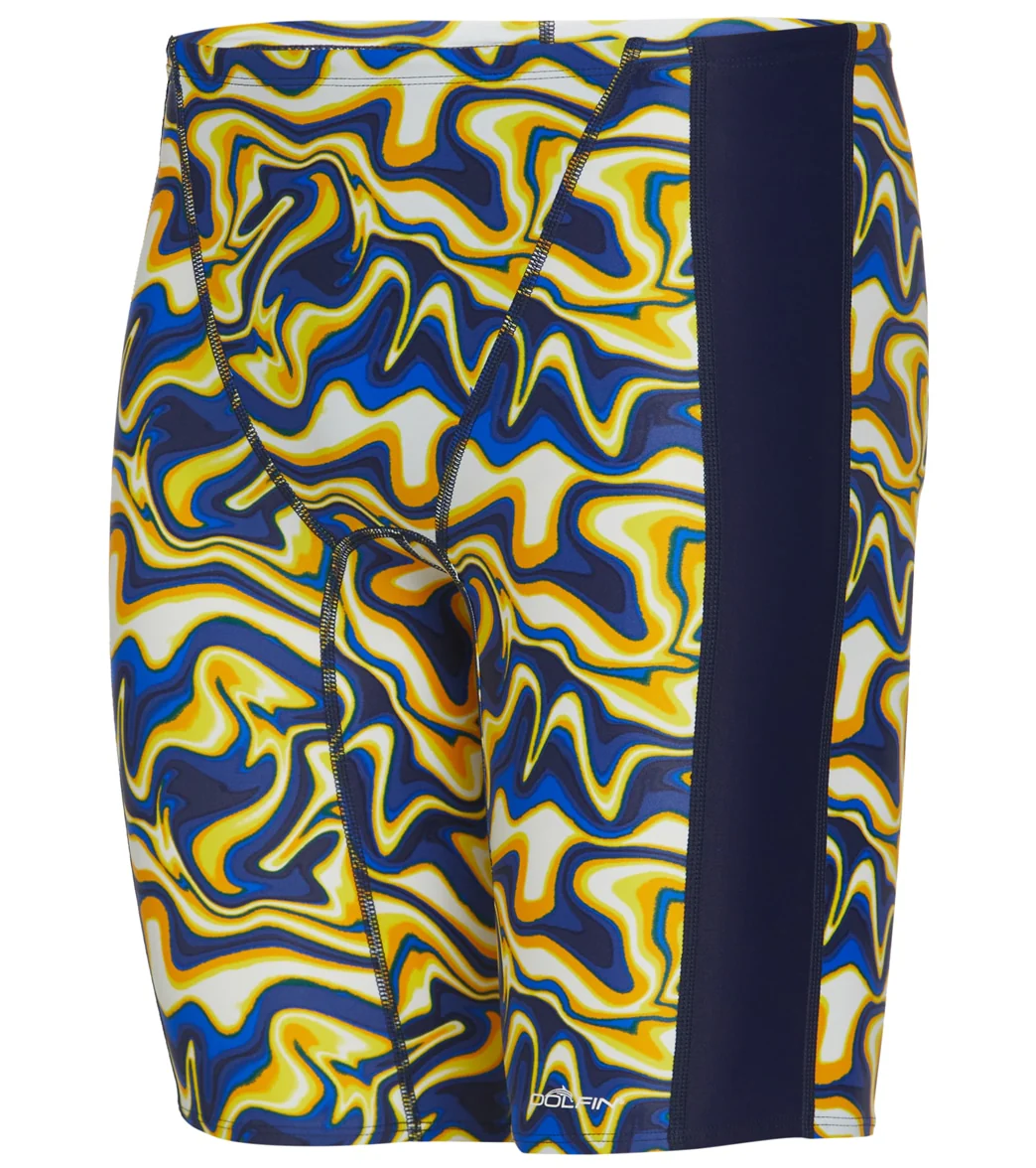 Dolfin Men's Xtrasleek Surge Print Spliced Jammer Swimsuit - Image 21