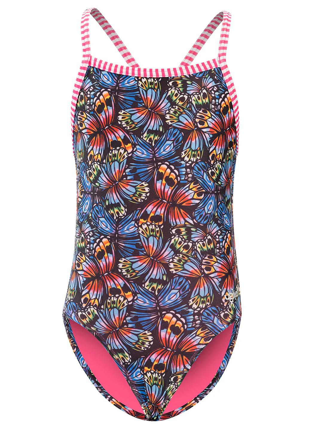 Dolfin Uglies Girls' Flutter By Print One Piece Swimsuit (Big Kid) - Image 5