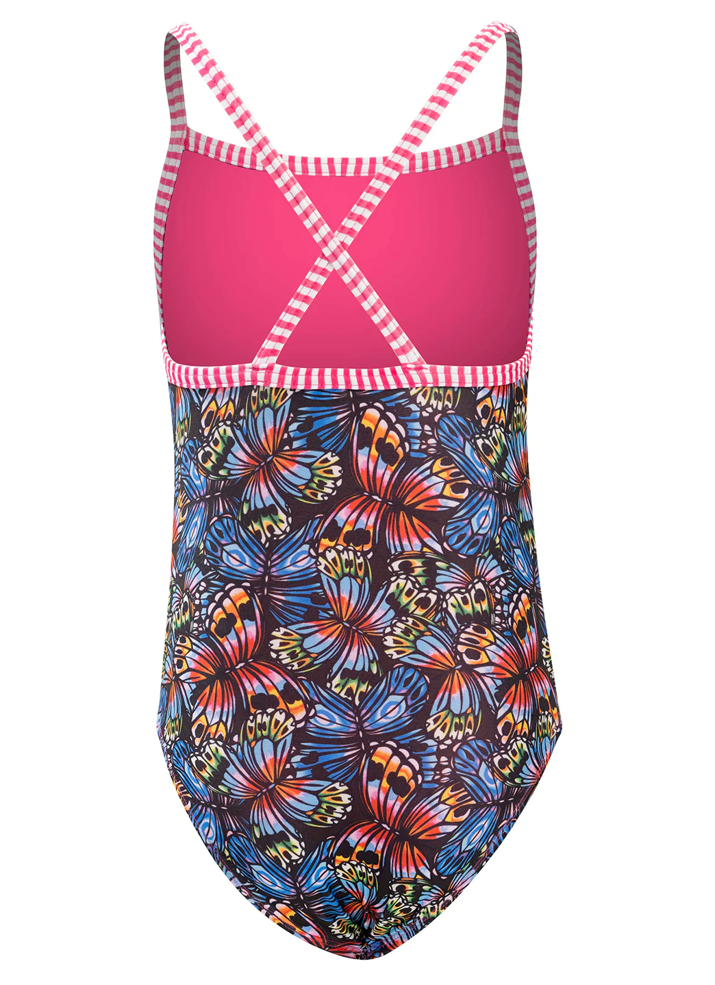 Dolfin Uglies Girls' Flutter By Print One Piece Swimsuit (Big Kid) - Image 6