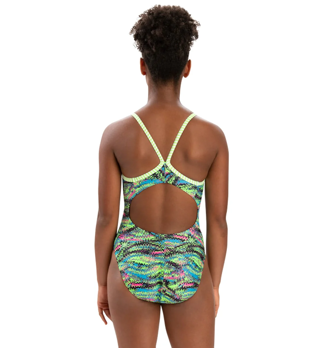 Dolfin Uglies Women's V-2 Back One Piece Swimsuit - Image 130
