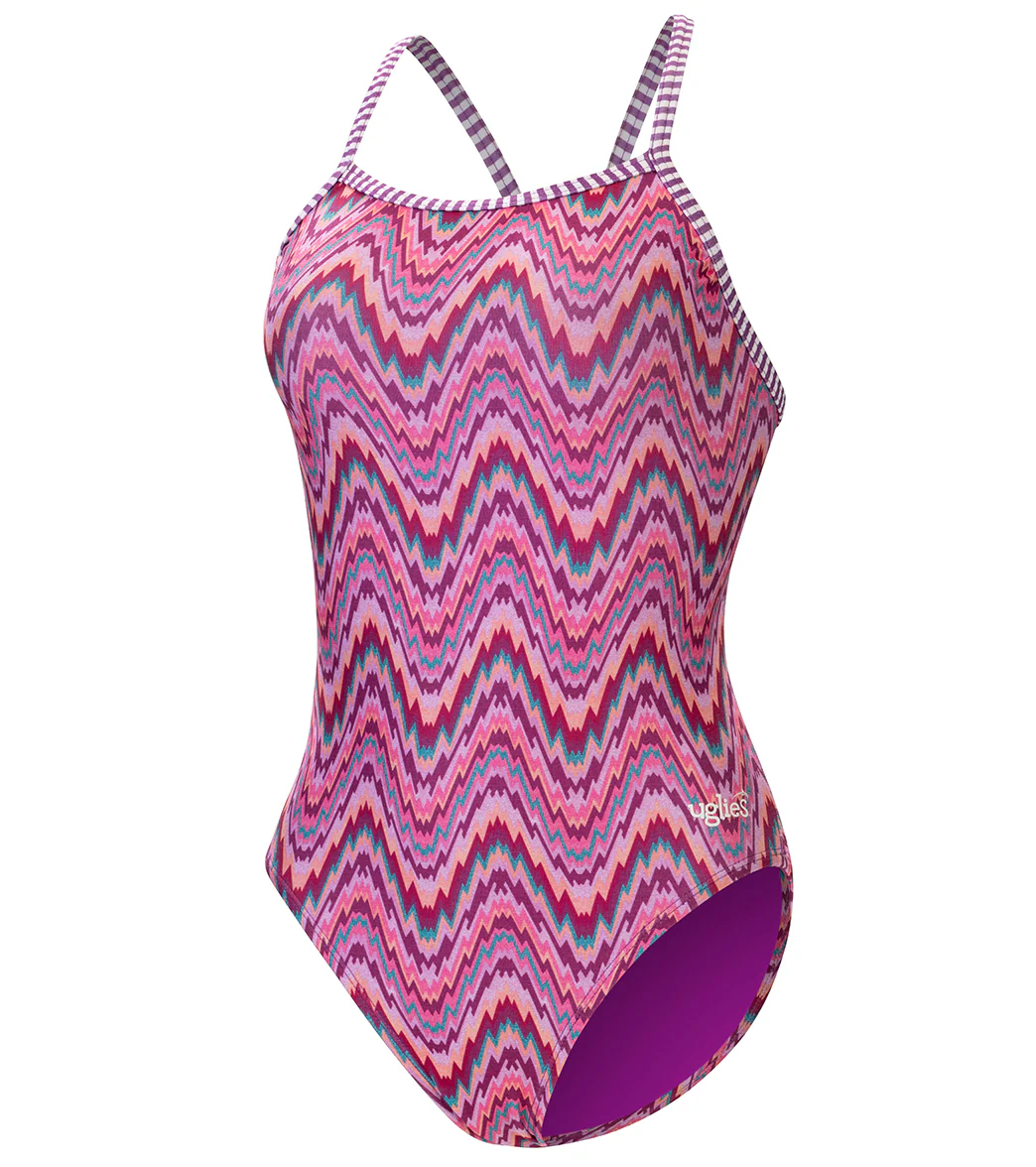 Dolfin Uglies Women's V-2 Back One Piece Swimsuit - Image 24