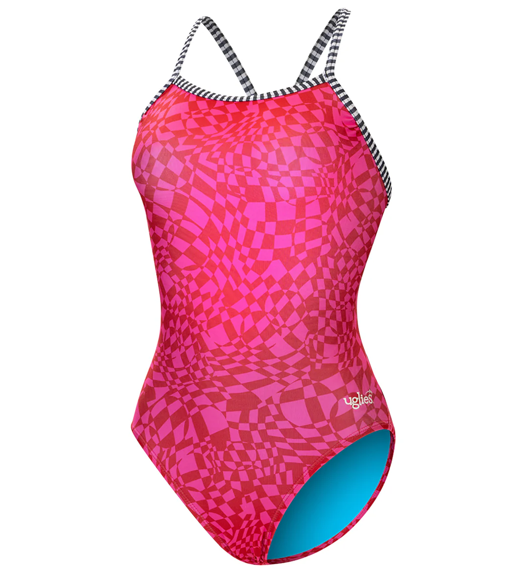Dolfin Uglies Women's V-2 Back One Piece Swimsuit - Image 30