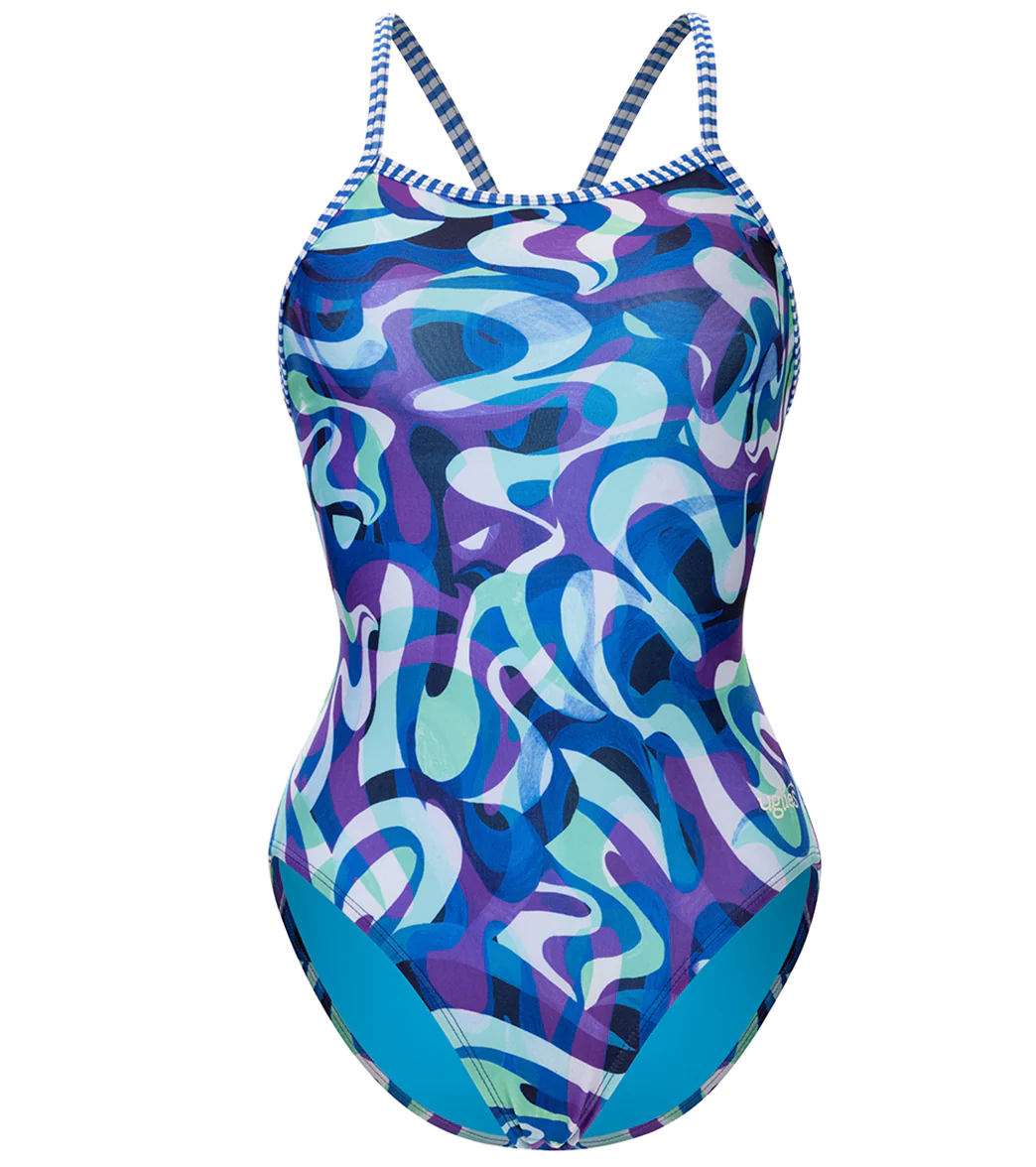 Dolfin Uglies Women's V-2 Back One Piece Swimsuit - Image 36