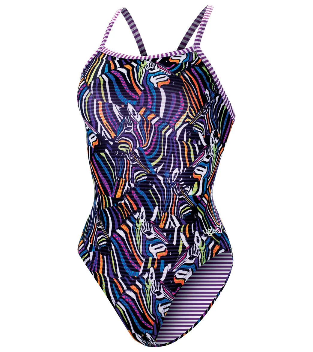 Dolfin Uglies Women's V-2 Back One Piece Swimsuit - Image 41