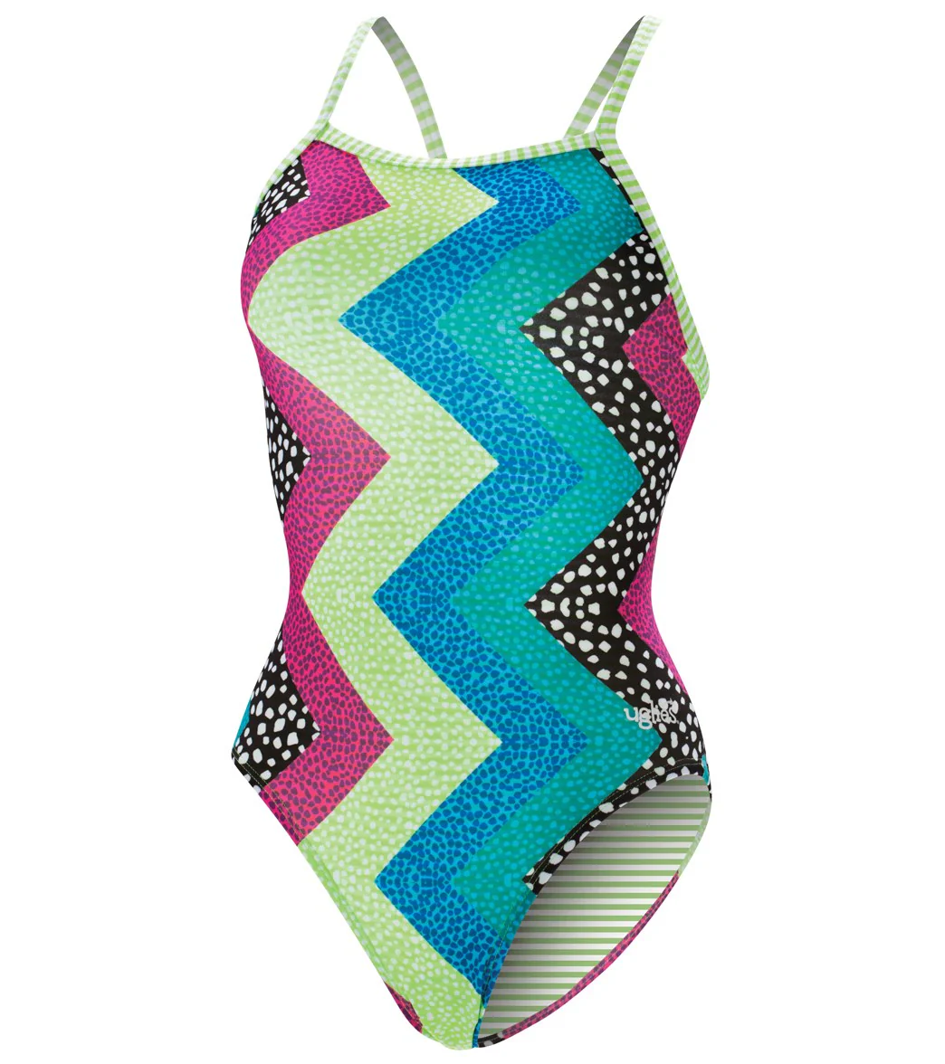 Dolfin Uglies Women's V-2 Back One Piece Swimsuit - Image 76
