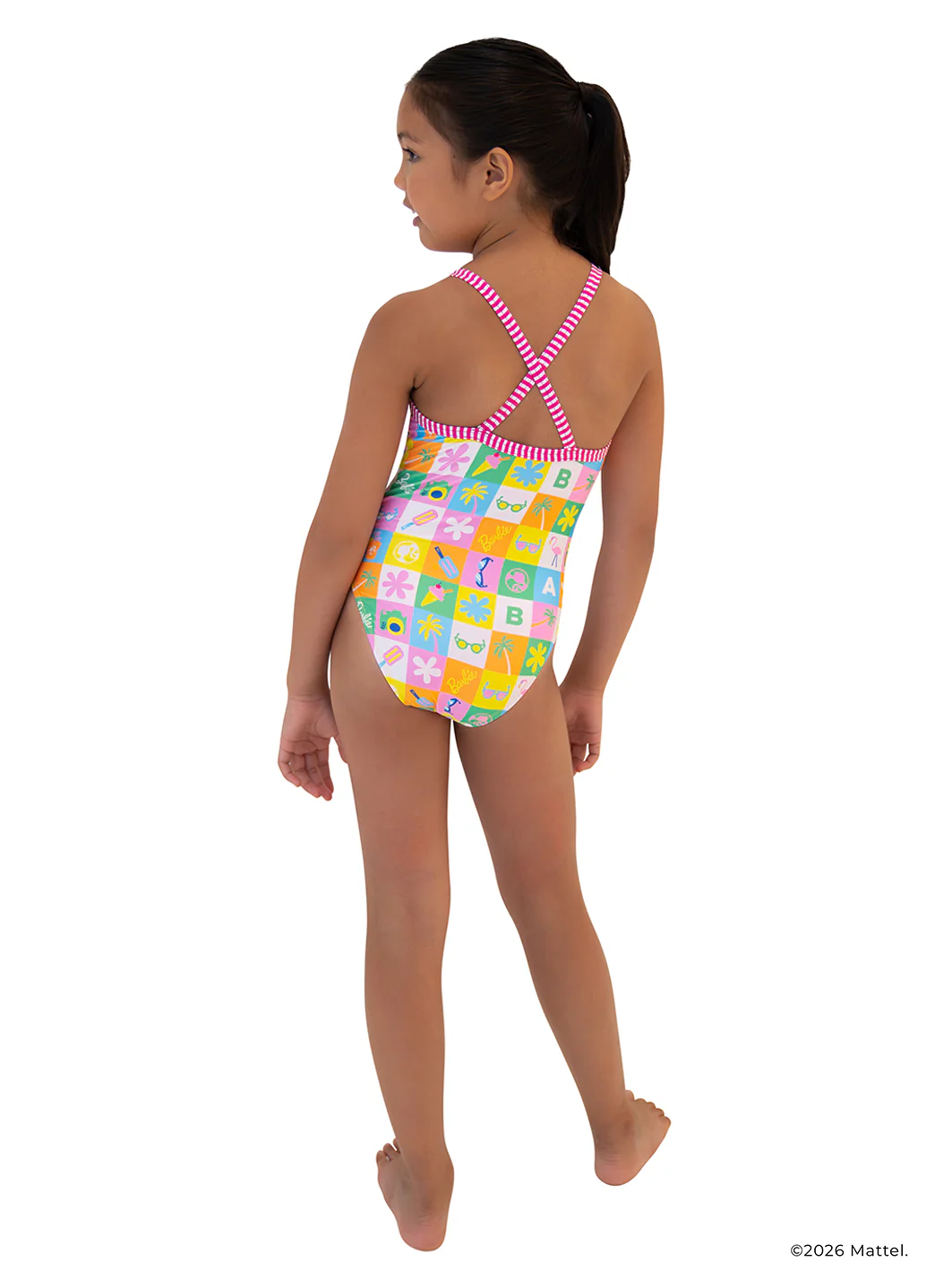 Dolfin Uglies X Barbie Youth Girls' Good Times One Piece Swimsuit (Big Kid) - Image 12