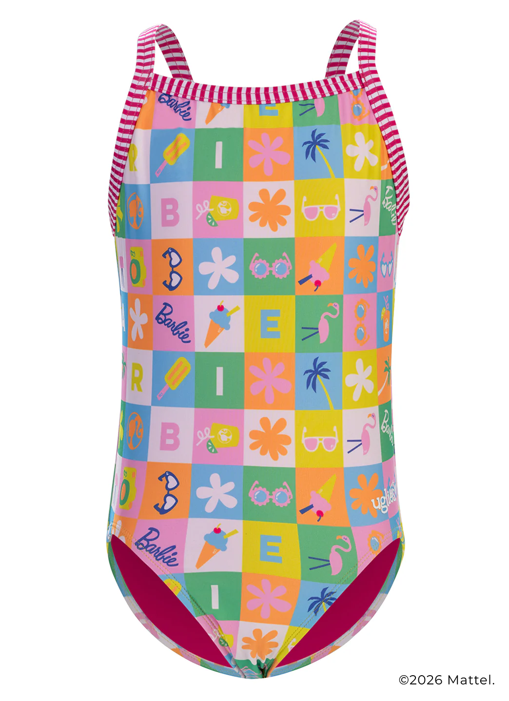 Dolfin Uglies X Barbie Youth Girls' Good Times One Piece Swimsuit (Big Kid) - Image 3