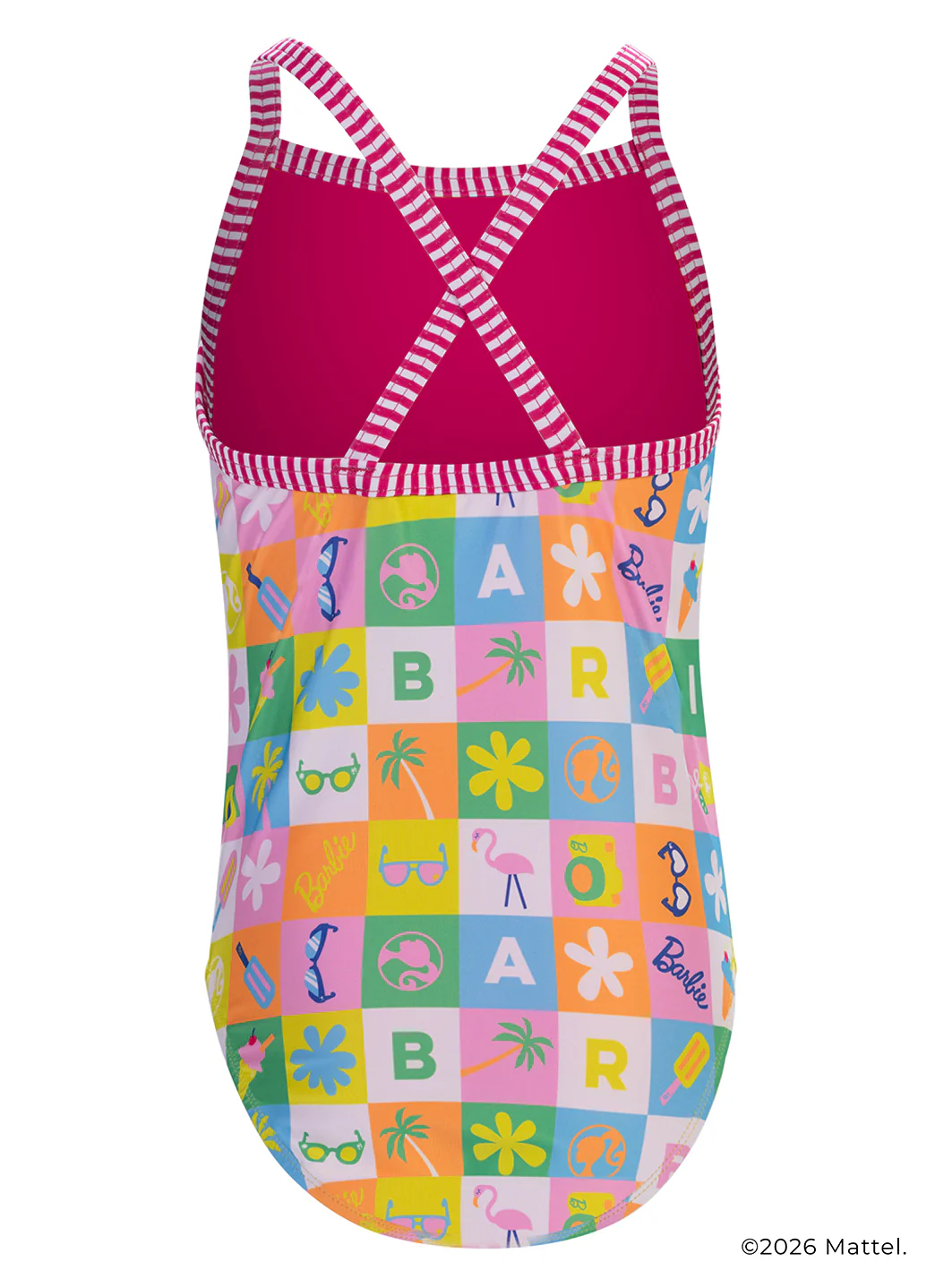 Dolfin Uglies X Barbie Youth Girls' Good Times One Piece Swimsuit (Big Kid) - Image 5