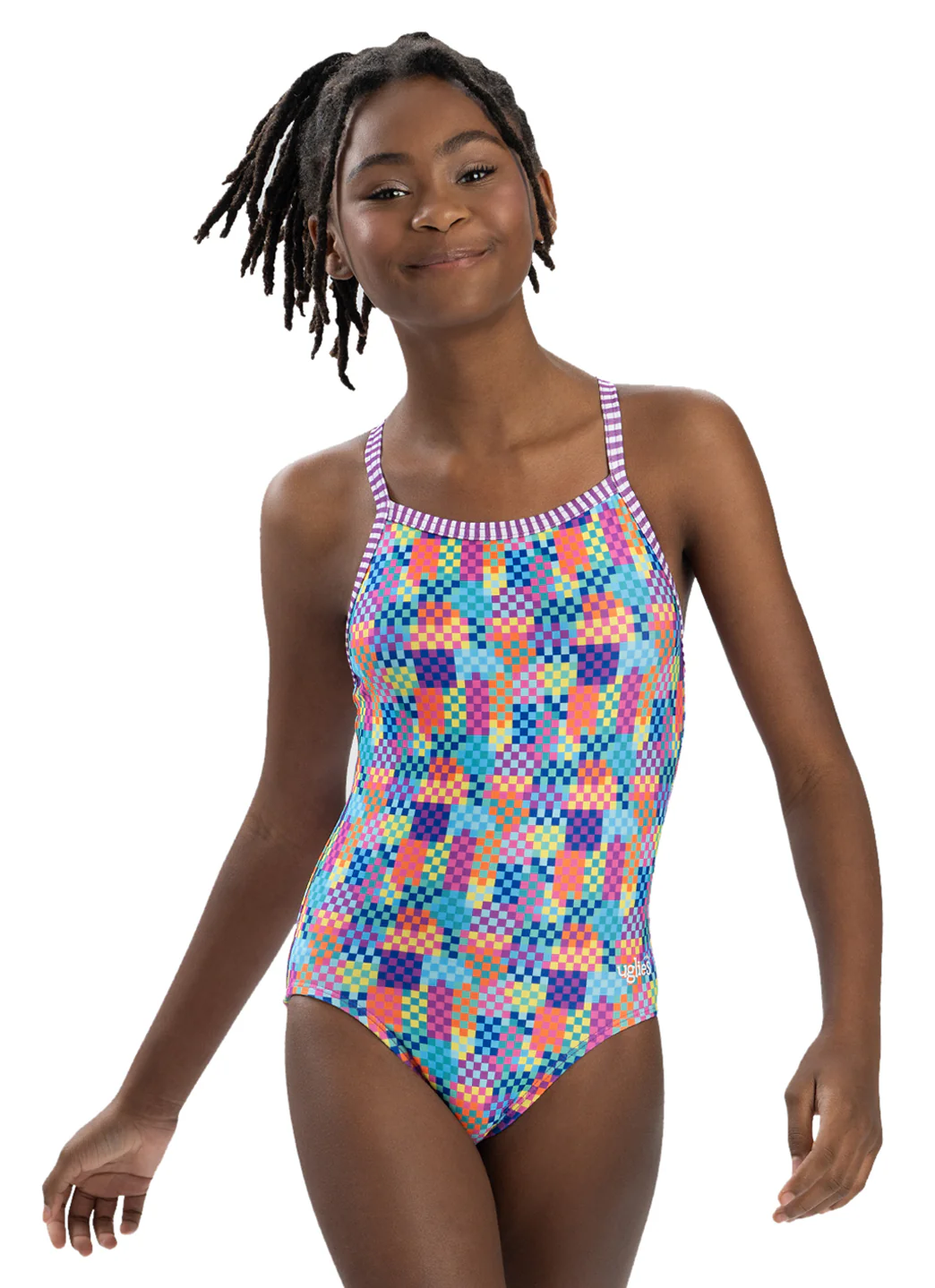 Dolfin Uglies Youth Girls' Build Me Up One Piece Swimsuit (Big Kid) - Image 2