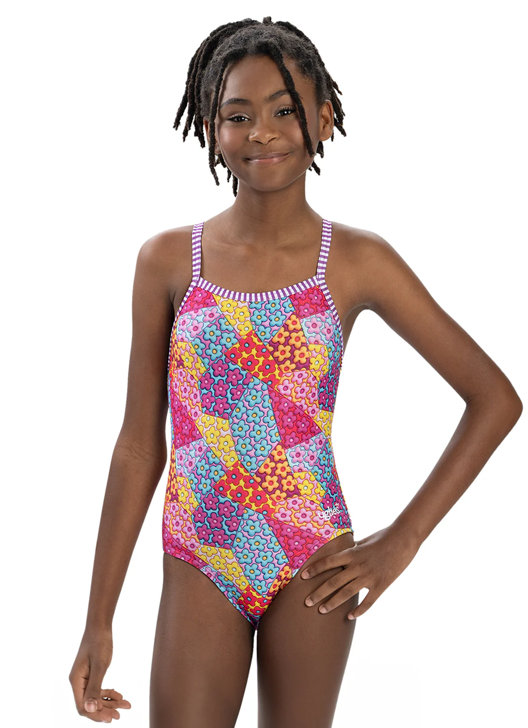 Dolfin Uglies Youth Girls' Jellin One Piece Swimsuit (Big Kid) - Image 3