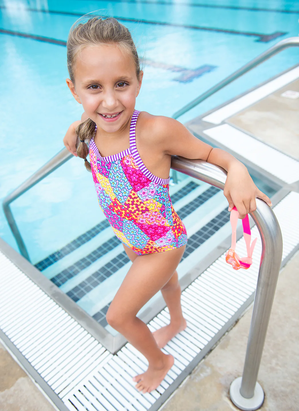 Dolfin Uglies Youth Girls' Jellin One Piece Swimsuit (Big Kid) - Image 6