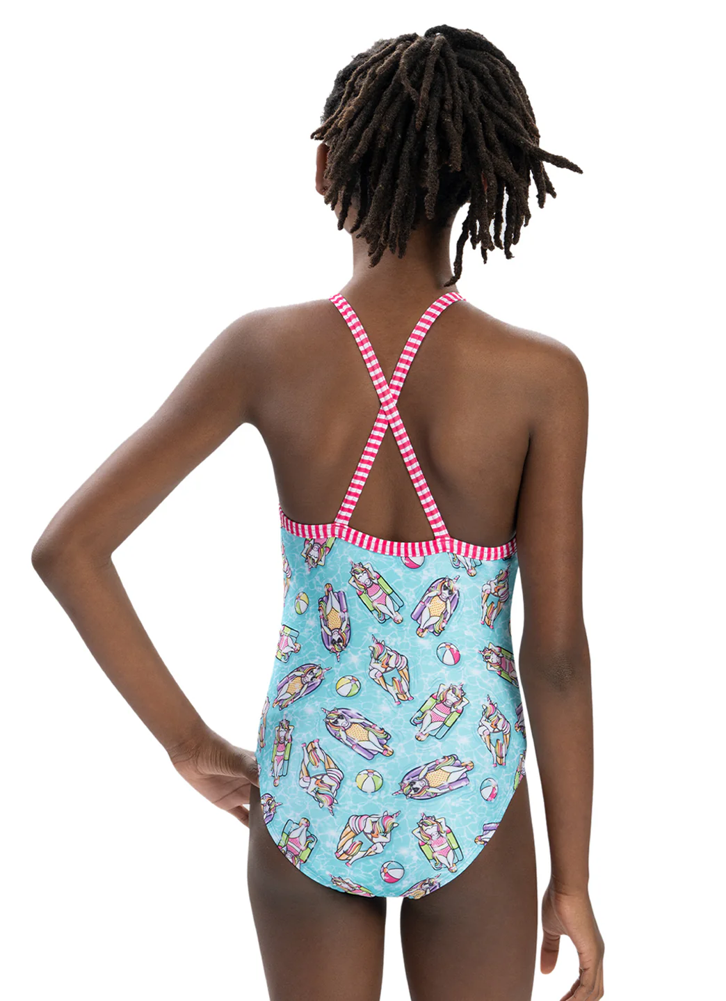 Dolfin Uglies Youth Girls' Splish Splash One Piece Swimsuit (Big Kid) - Image 4