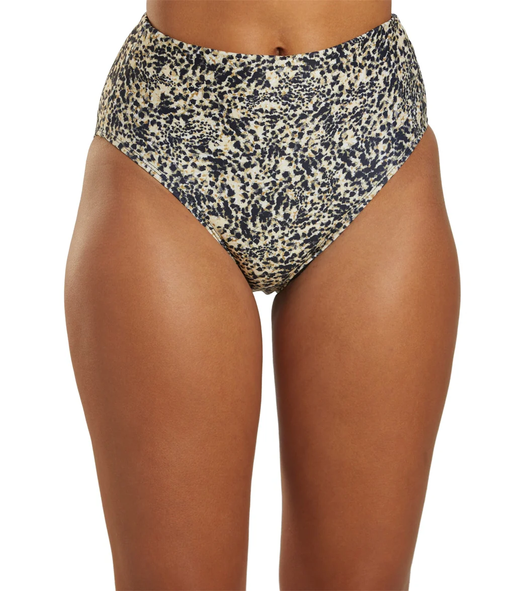 Dolfin Women's Aquashape Print High Waist Contemporary Bikini Bottom - Image 35