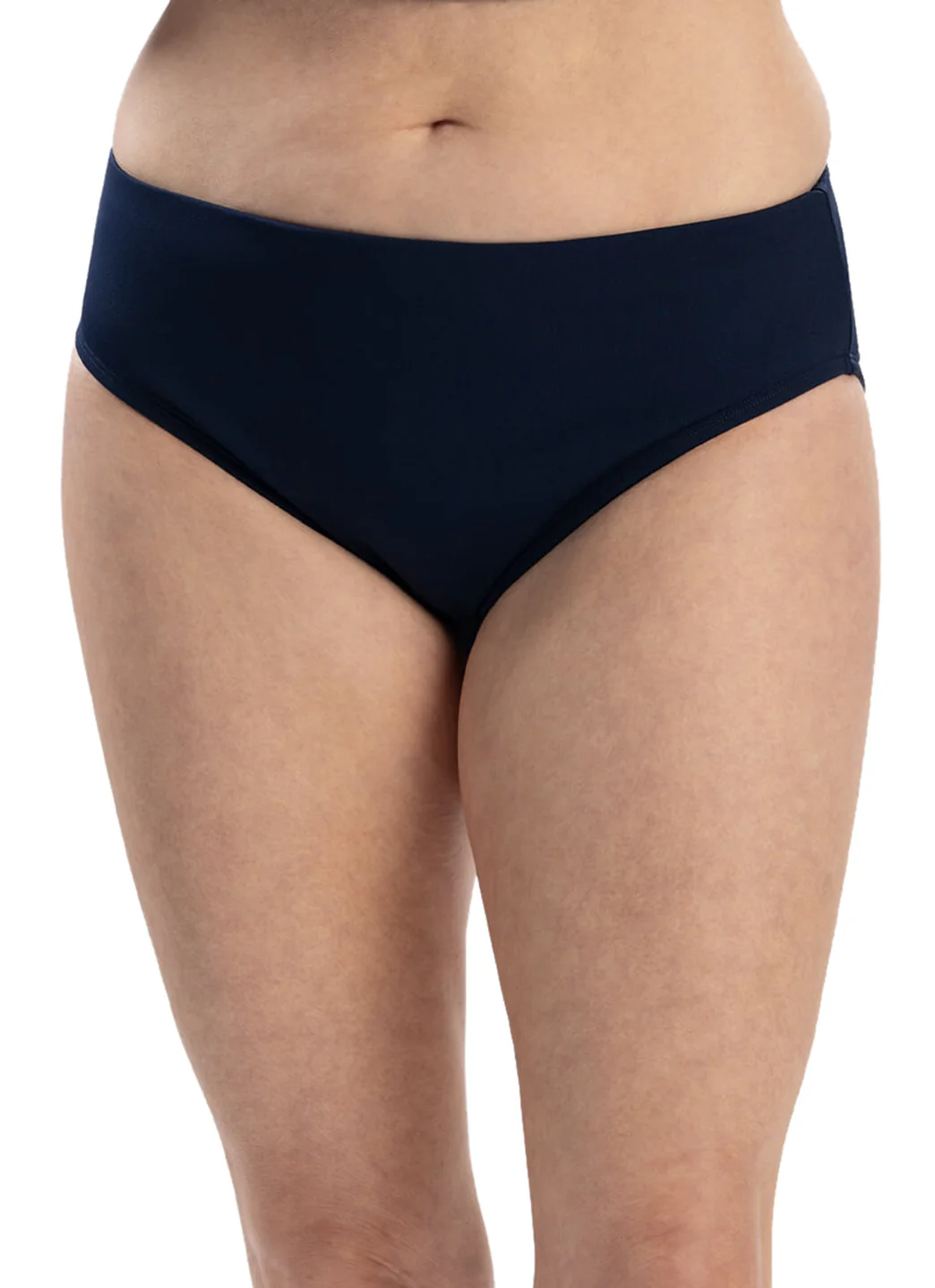 Dolfin Women's Aquashape Solid Mid-Rise Moderate Bikini Bottom