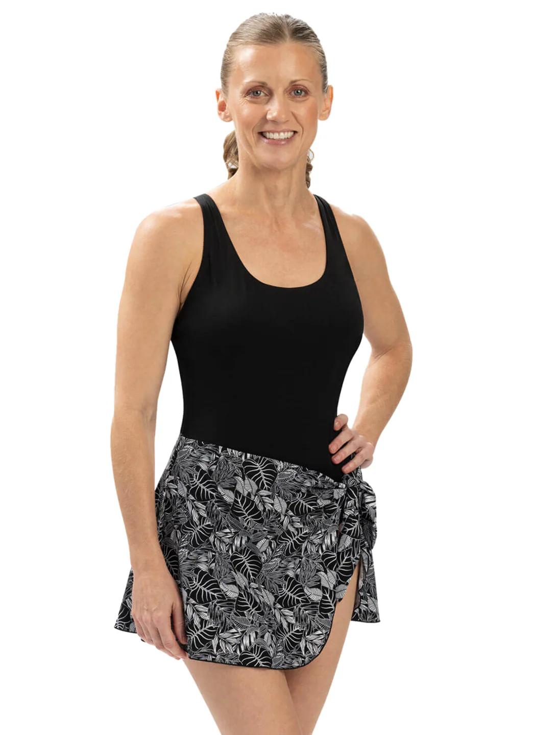 Dolfin Women's Aquashapre Printed Scoop Neck Swim Dress - Image 2