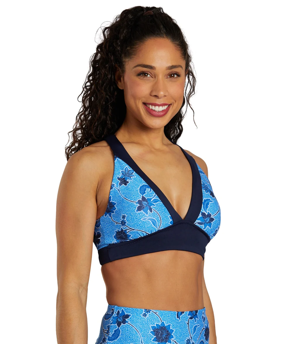 Dolfin Women's Printed V-Neck Bikini Top - Image 2