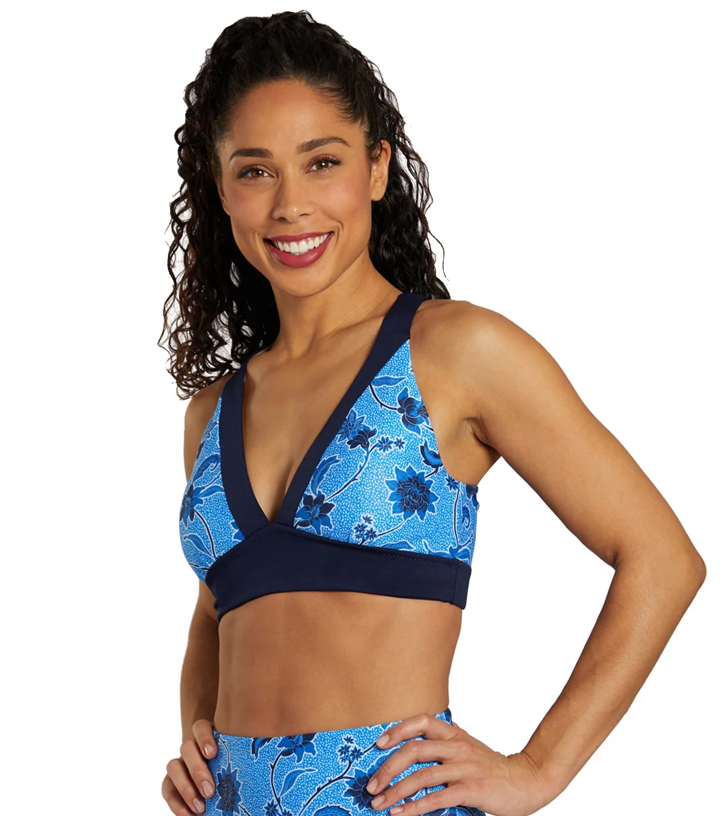Dolfin Women's Printed V-Neck Bikini Top - Image 4