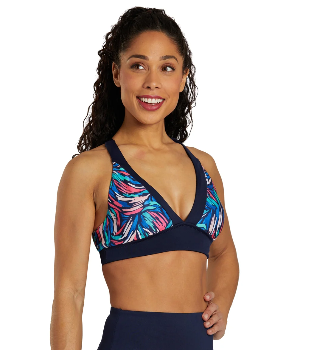 Dolfin Women's Printed V-Neck Bikini Top - Image 8