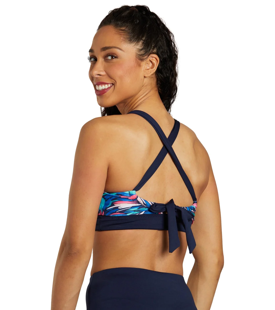 Dolfin Women's Printed V-Neck Bikini Top - Image 9