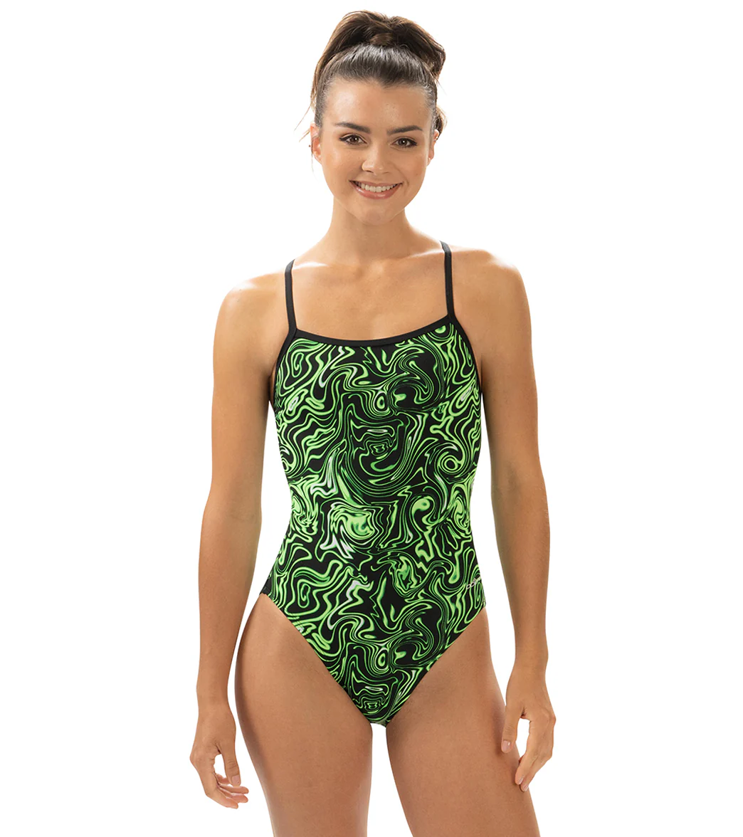 Dolfin Women's Reliance Forcefield V-Back One Piece Swimsuit - Image 23