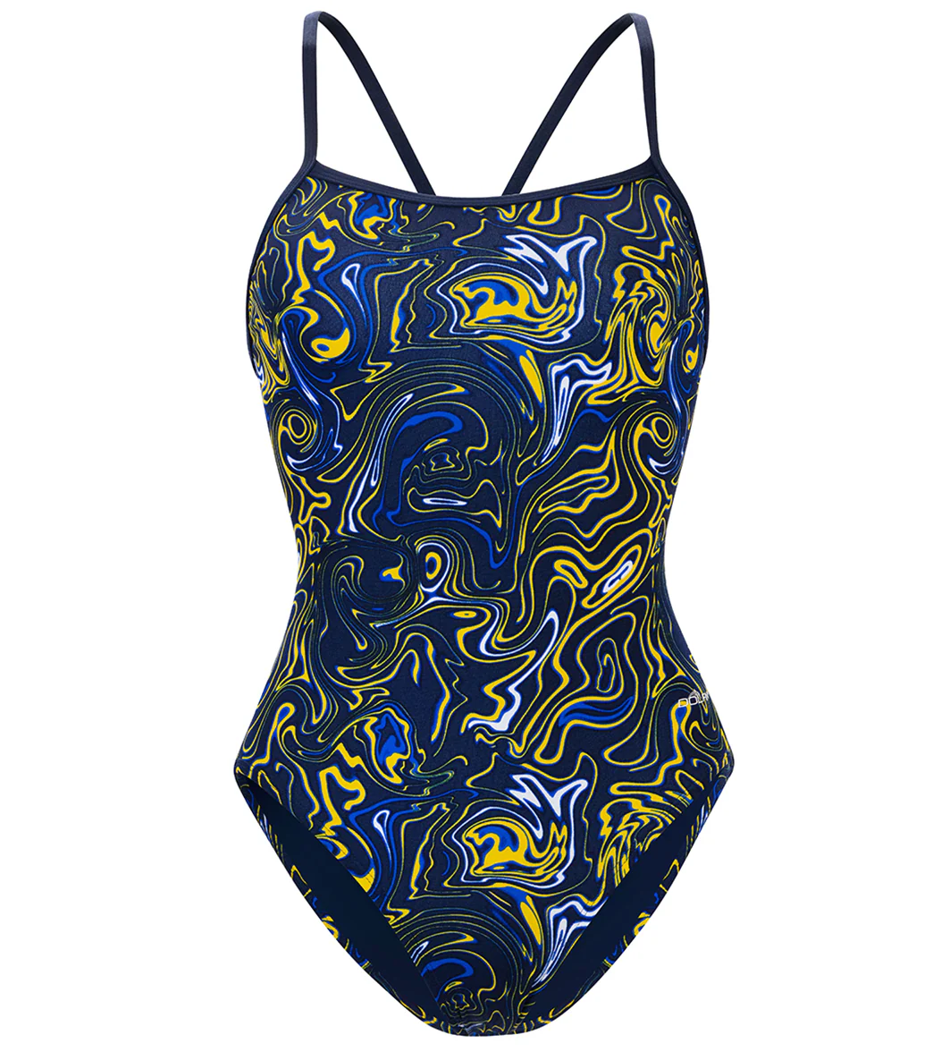 Dolfin Women's Reliance Forcefield V-Back One Piece Swimsuit - Image 51