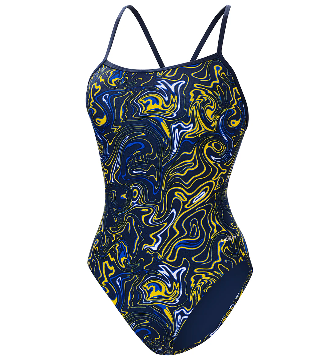 Dolfin Women's Reliance Forcefield V-Back One Piece Swimsuit - Image 52