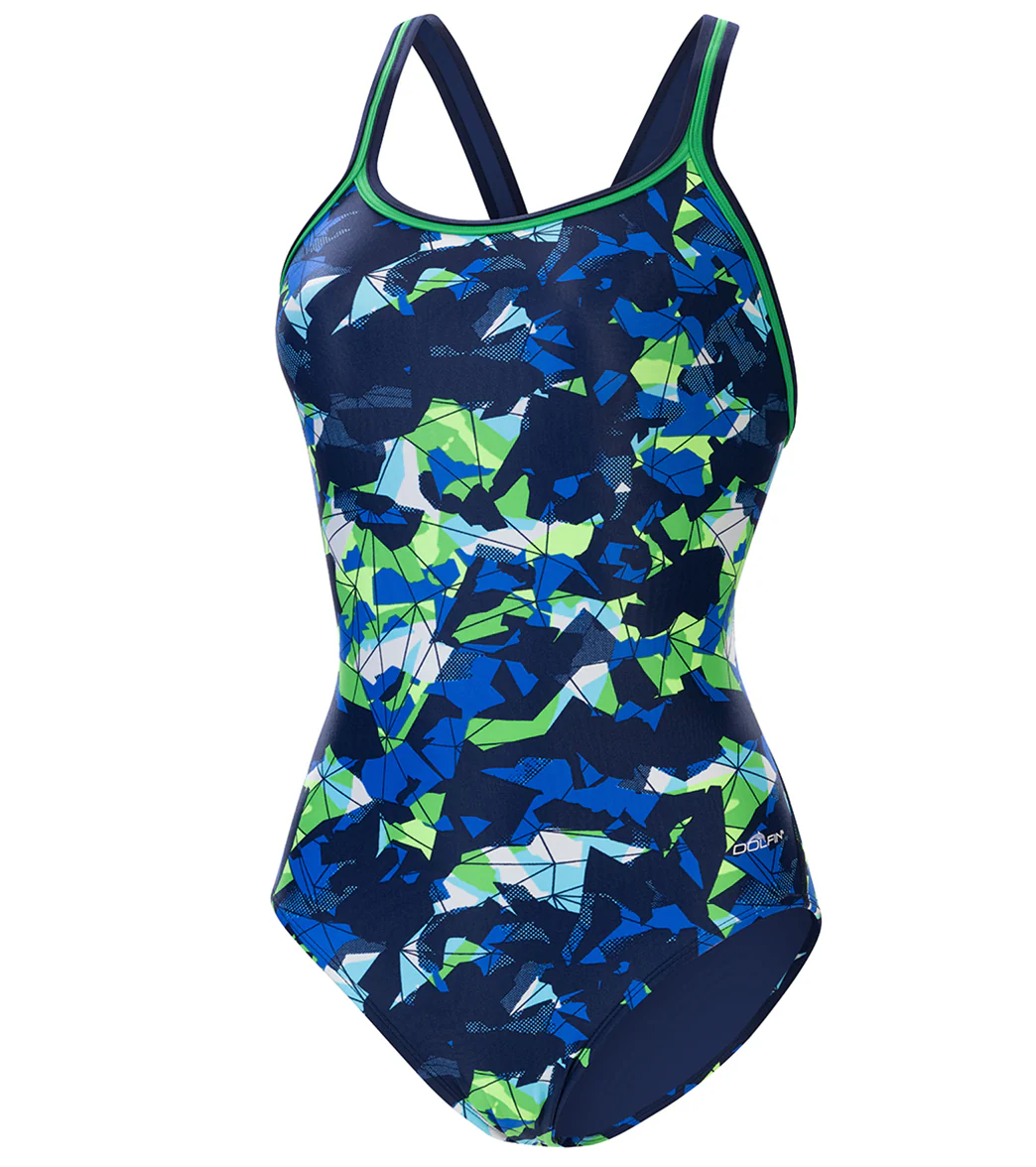Dolfin Women's Xtrasleek Implode DBX Back One Piece Swimsuit - Image 25